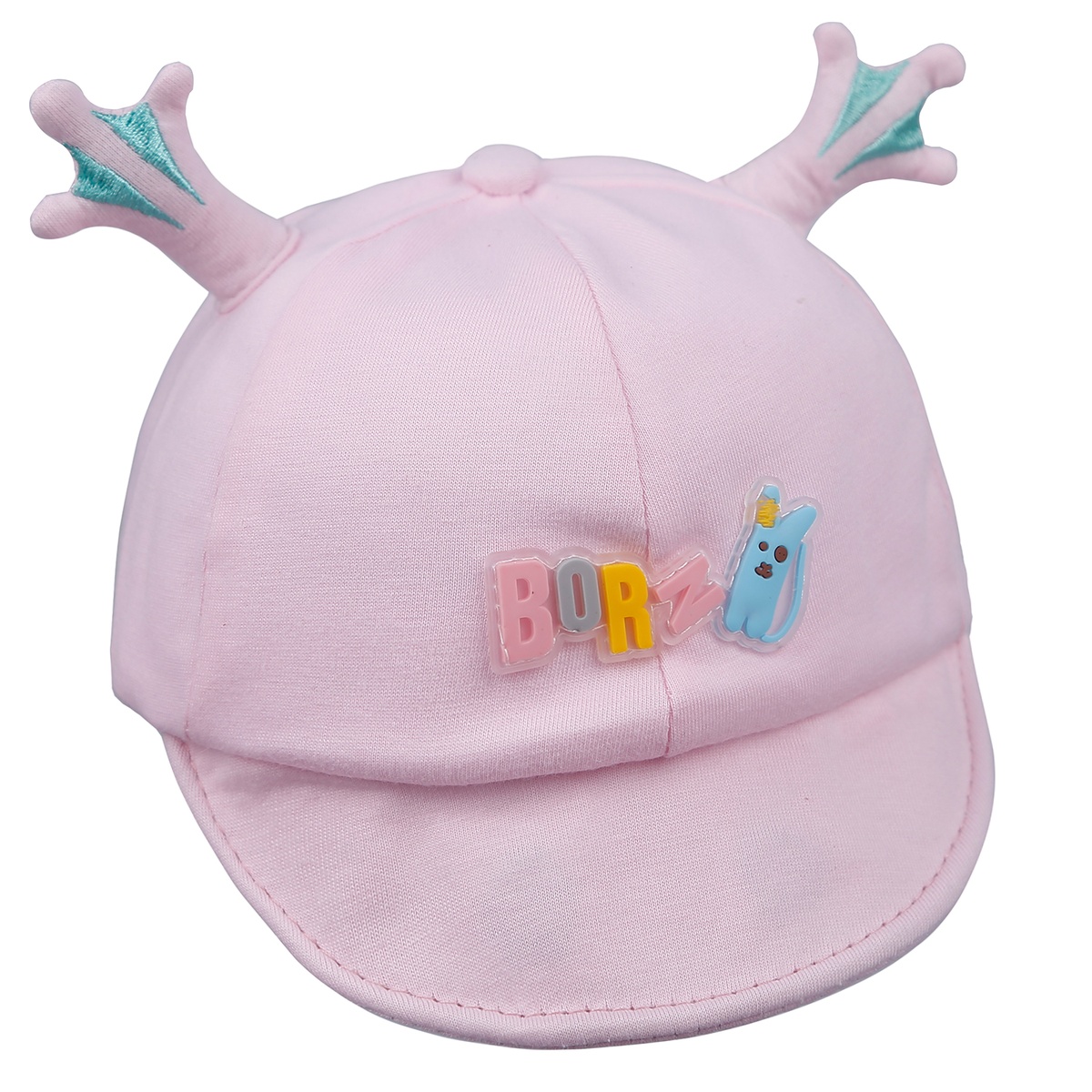 Mũ lưỡi trai đính chữ Born PK21-04 size 46 (0-12M) - mặt trái
