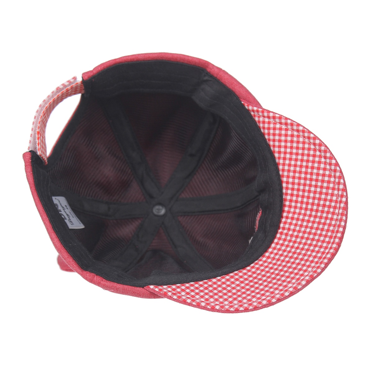 Mũ lưỡi trai KidsPlaza họa tiết tai kẻ caro thêu mặt chú gấu DN20D - hình 9