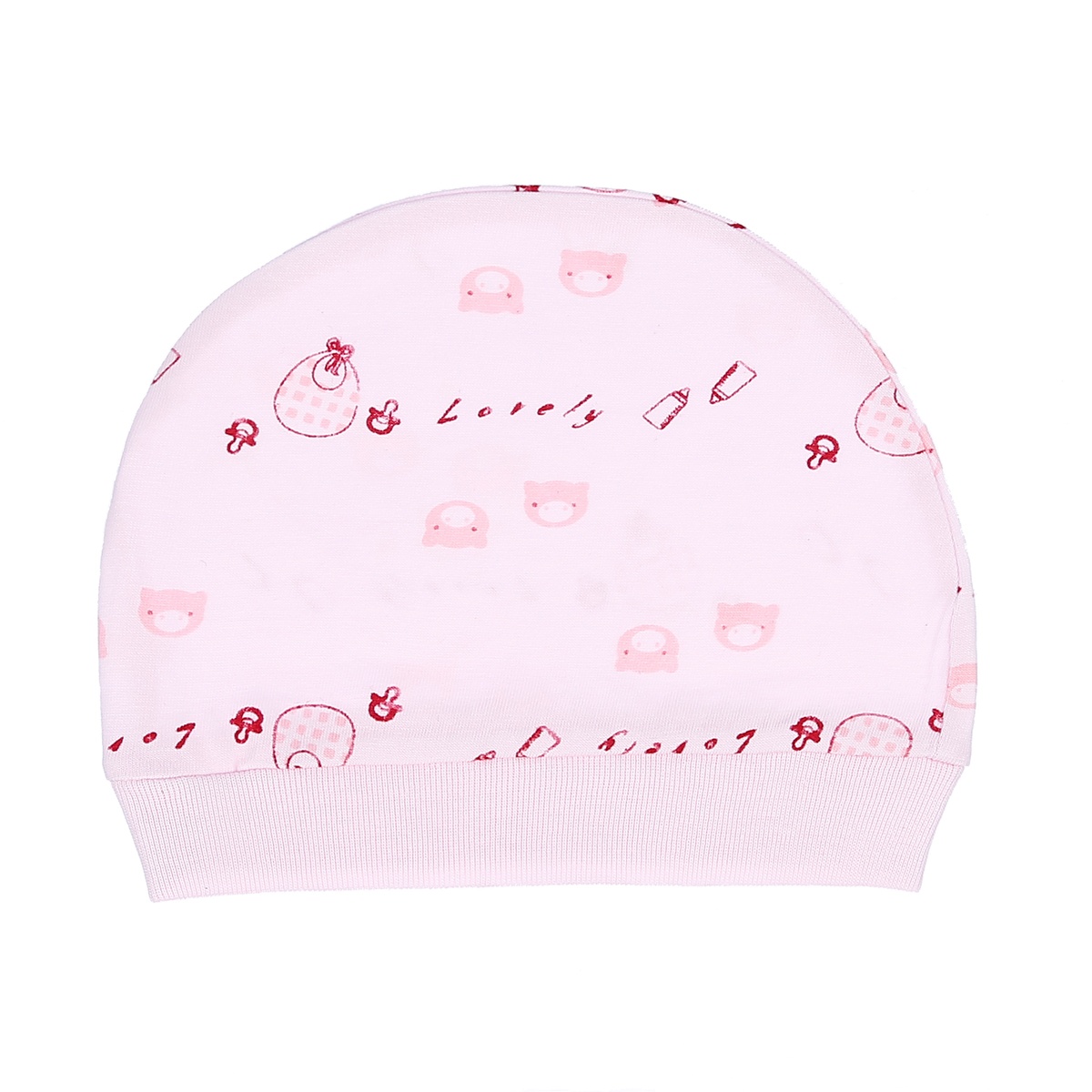 Mũ sơ sinh cho bé gái kidsplaza in hình M19 (Hồng)