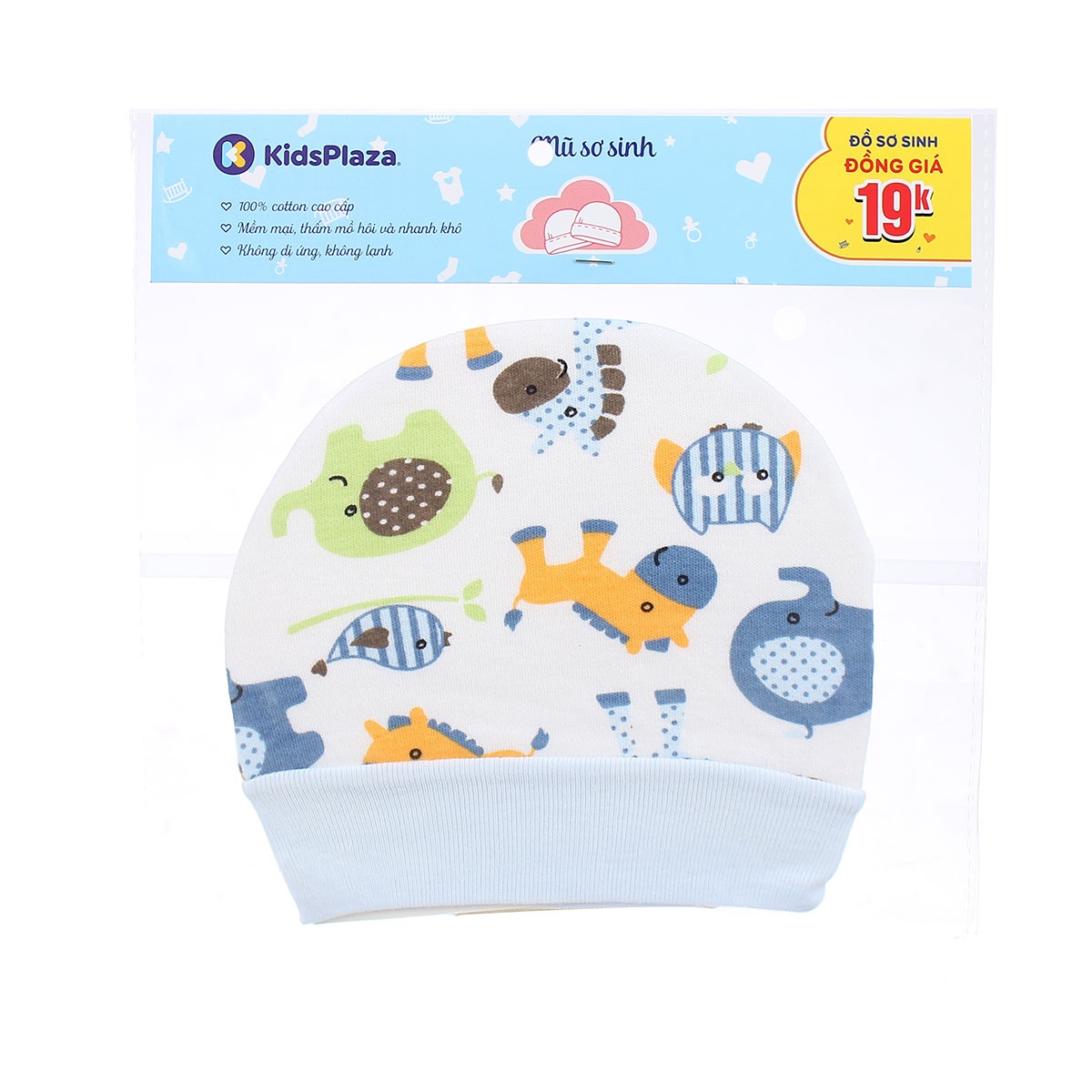 Mũ sơ sinh cho bé KidsPlaza (Mẫu ngẫu nhiên) - hình 9