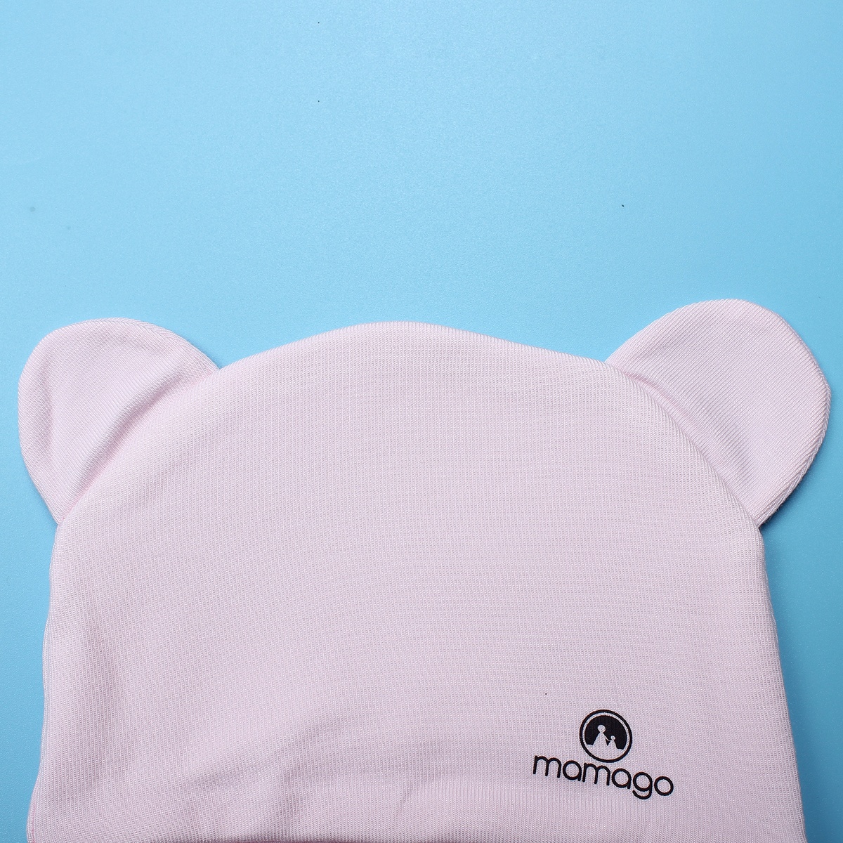 Mũ sơ sinh cho bé Otis Mamago (Hồng) - mặt trái