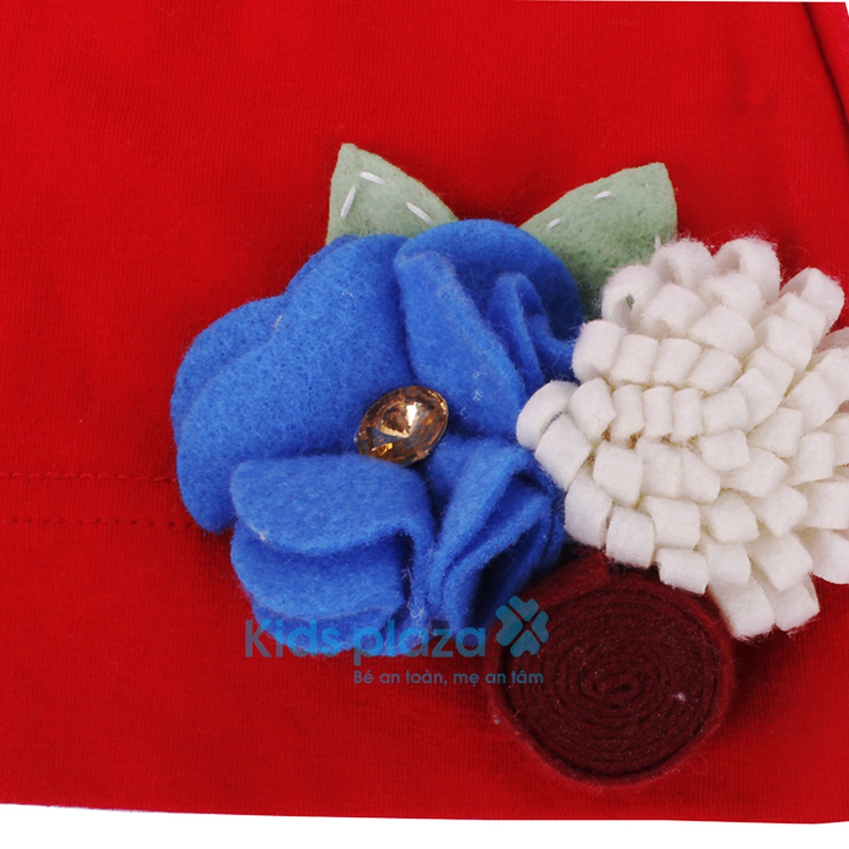 Mũ sơ sinh dạng chụp Cotton Meiyan - mặt phải