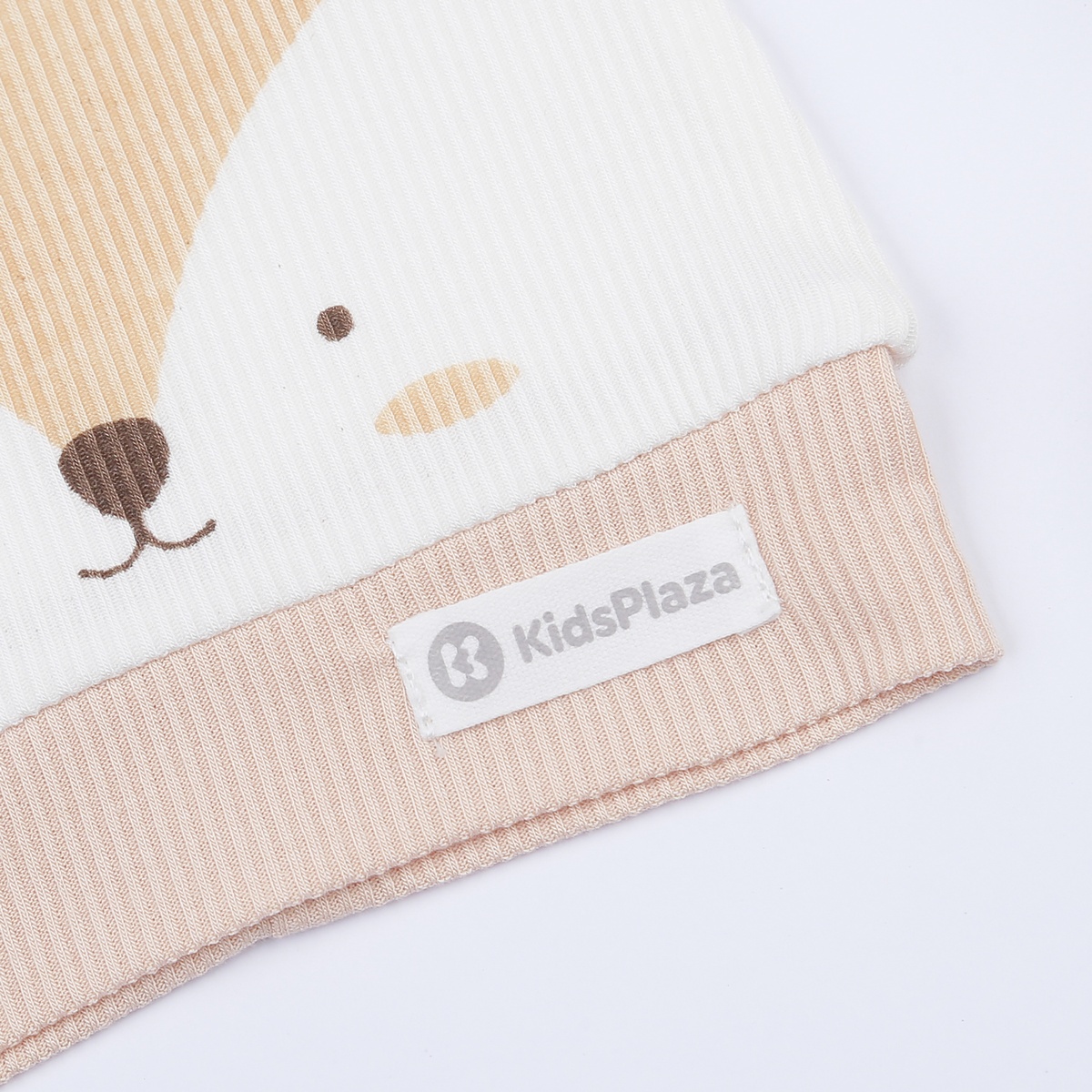 Mũ sơ sinh KidsPlaza fresh air ND23H (Be) - mặt trái