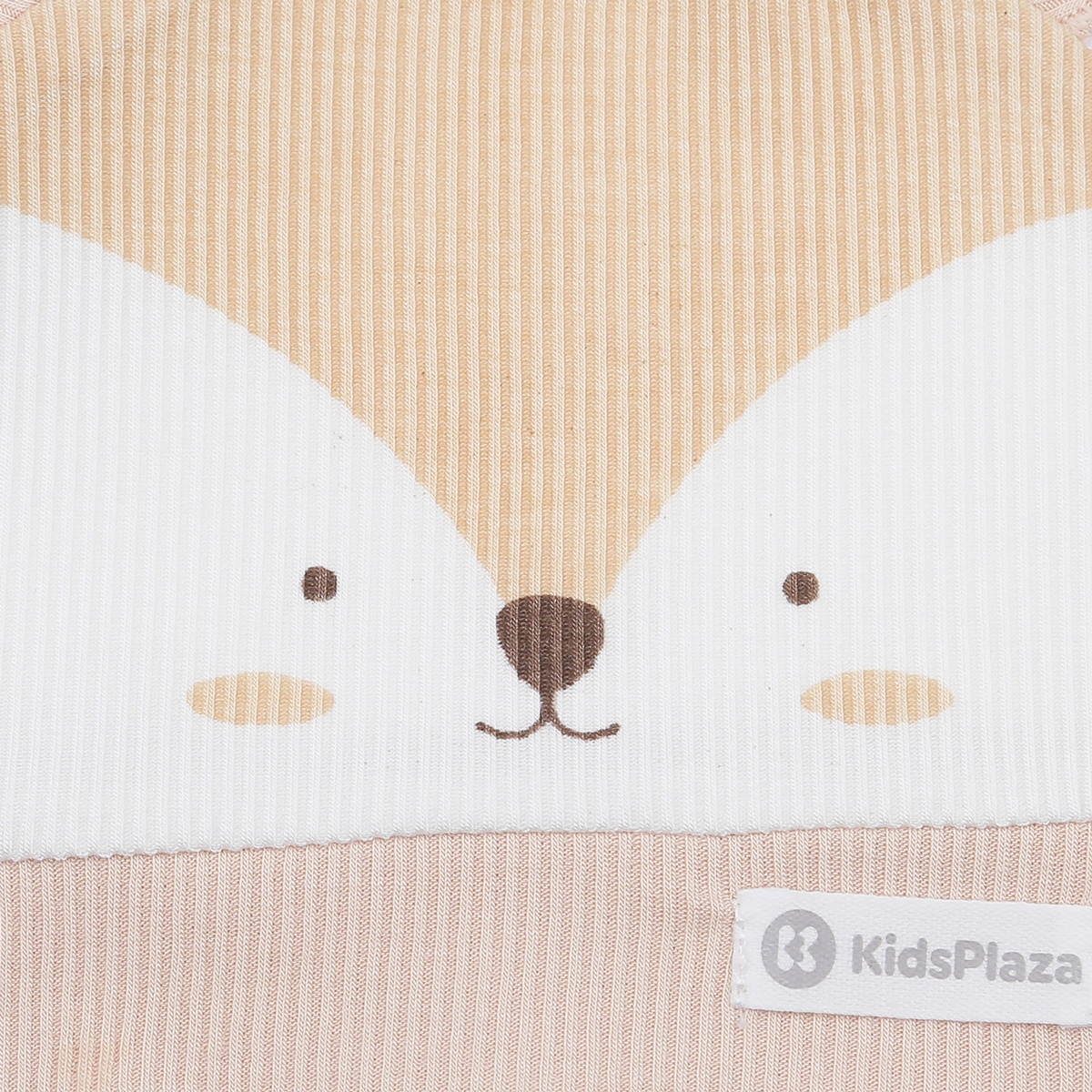 Mũ sơ sinh KidsPlaza fresh air ND23H (Be) - mặt sau