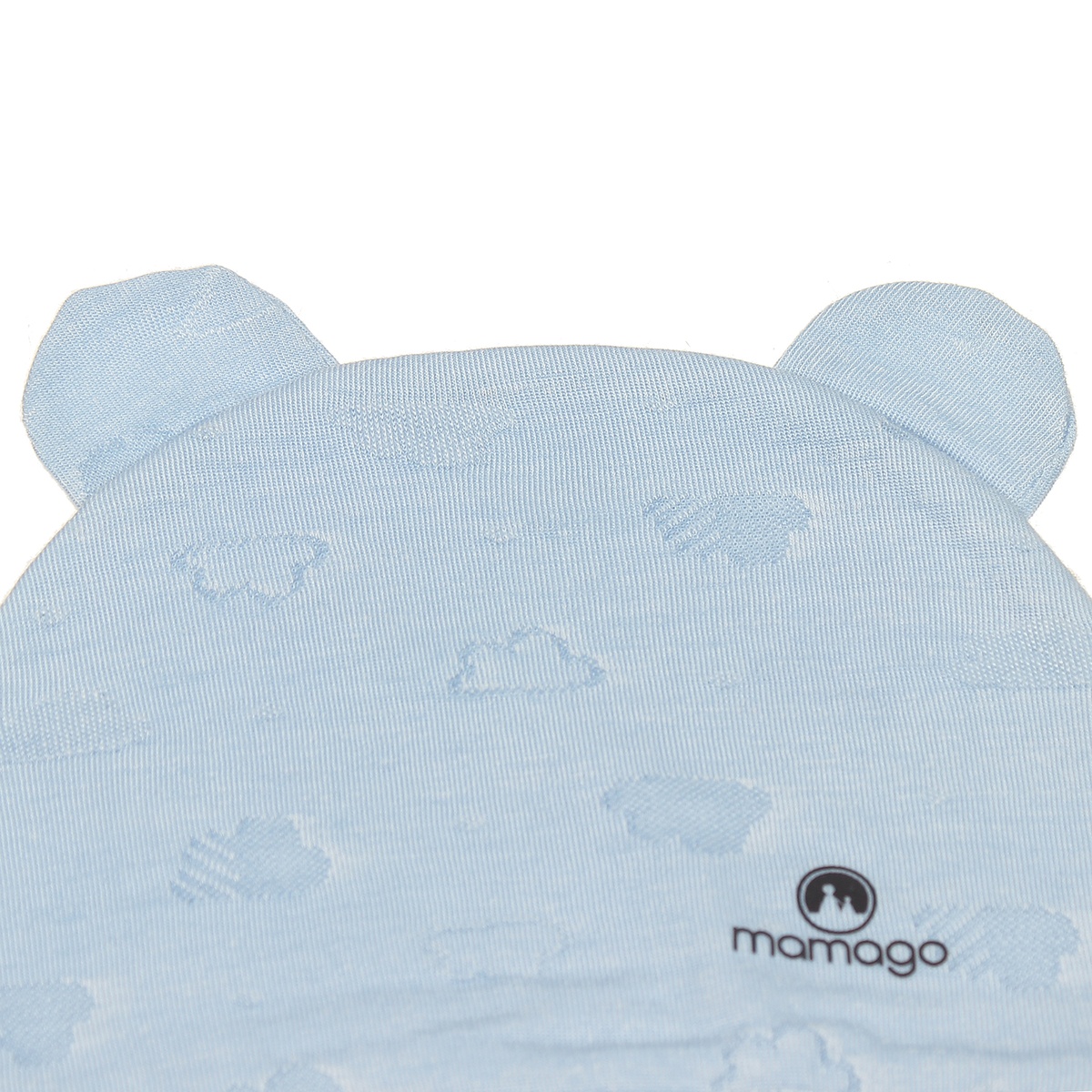 Mũ sơ sinh neil xanh dương mamago HN20H - mặt trái