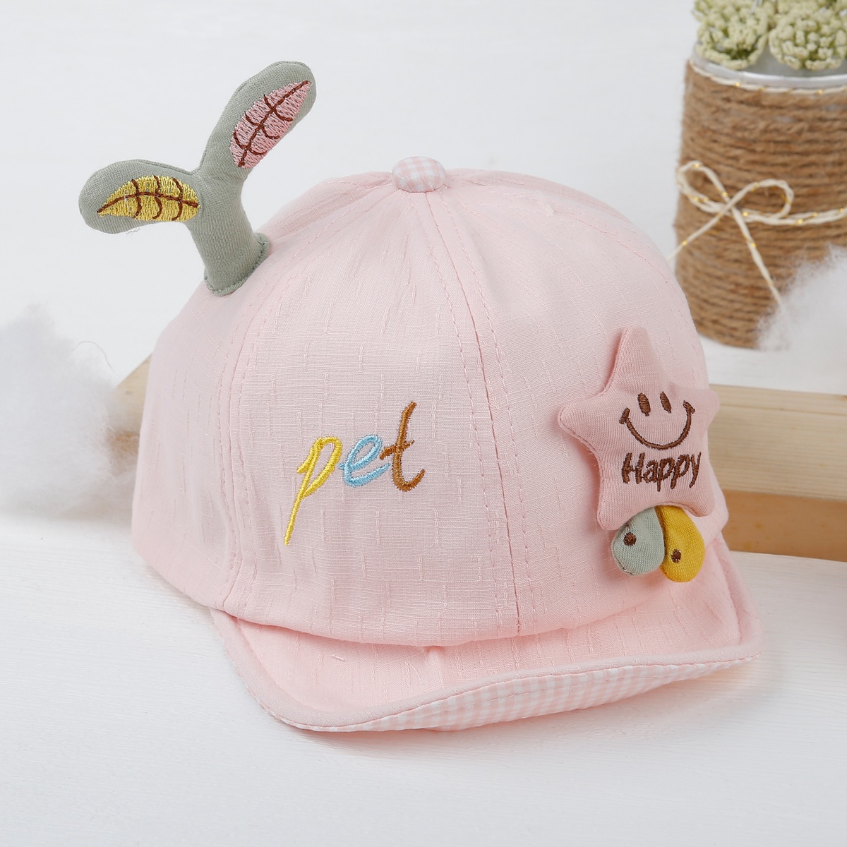 Mũ thời trang KidsPlaza lưỡi trai hình sao 23K-H02 s48 (Hồng)