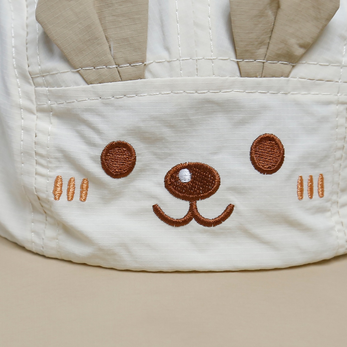 Mũ thời trang KidsPlaza mặt cún 2 tai 25K-H33 Size 52 (Nâu) - mặt trái