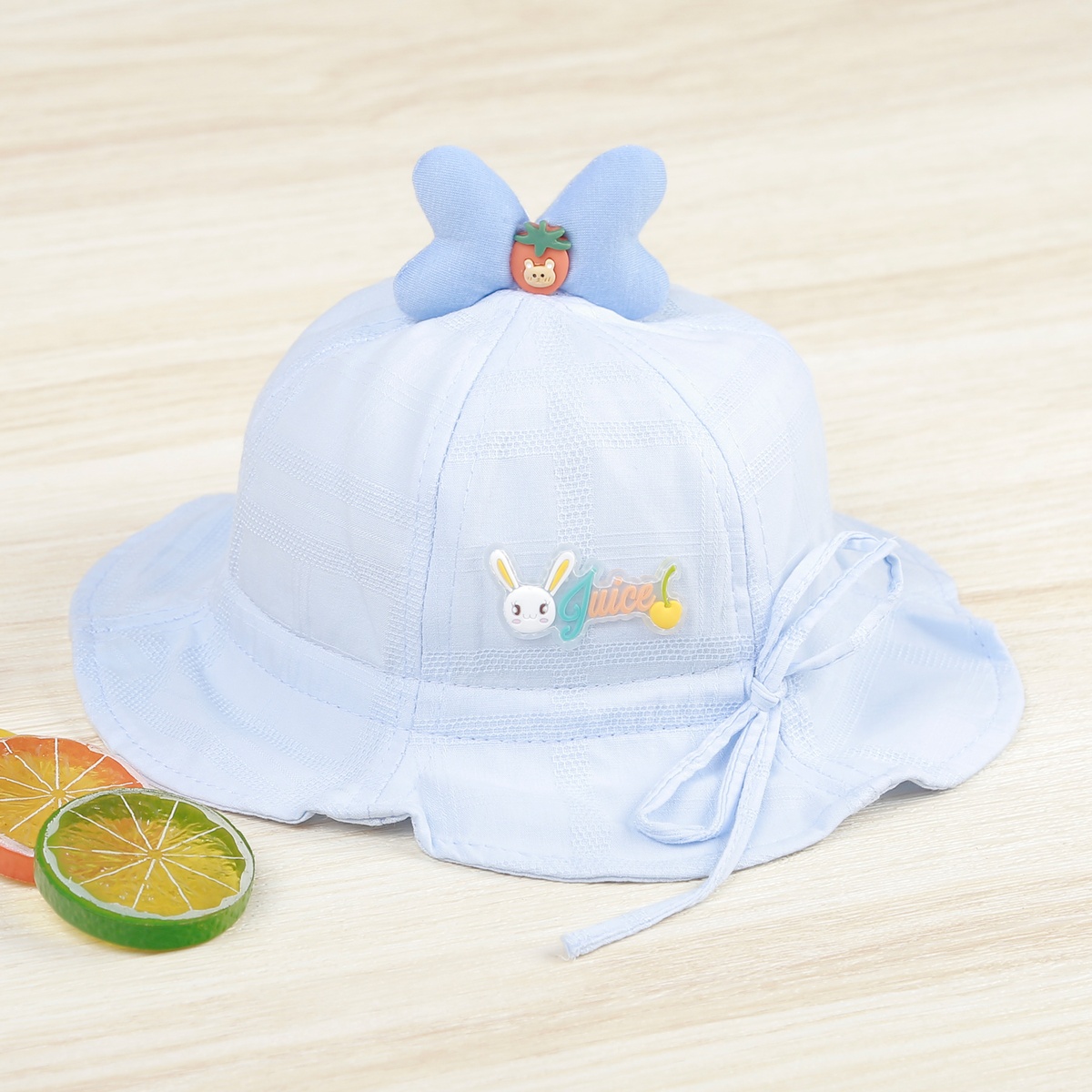 Mũ vành thắt nơ KidsPlaza 22K-H06 (Xanh)