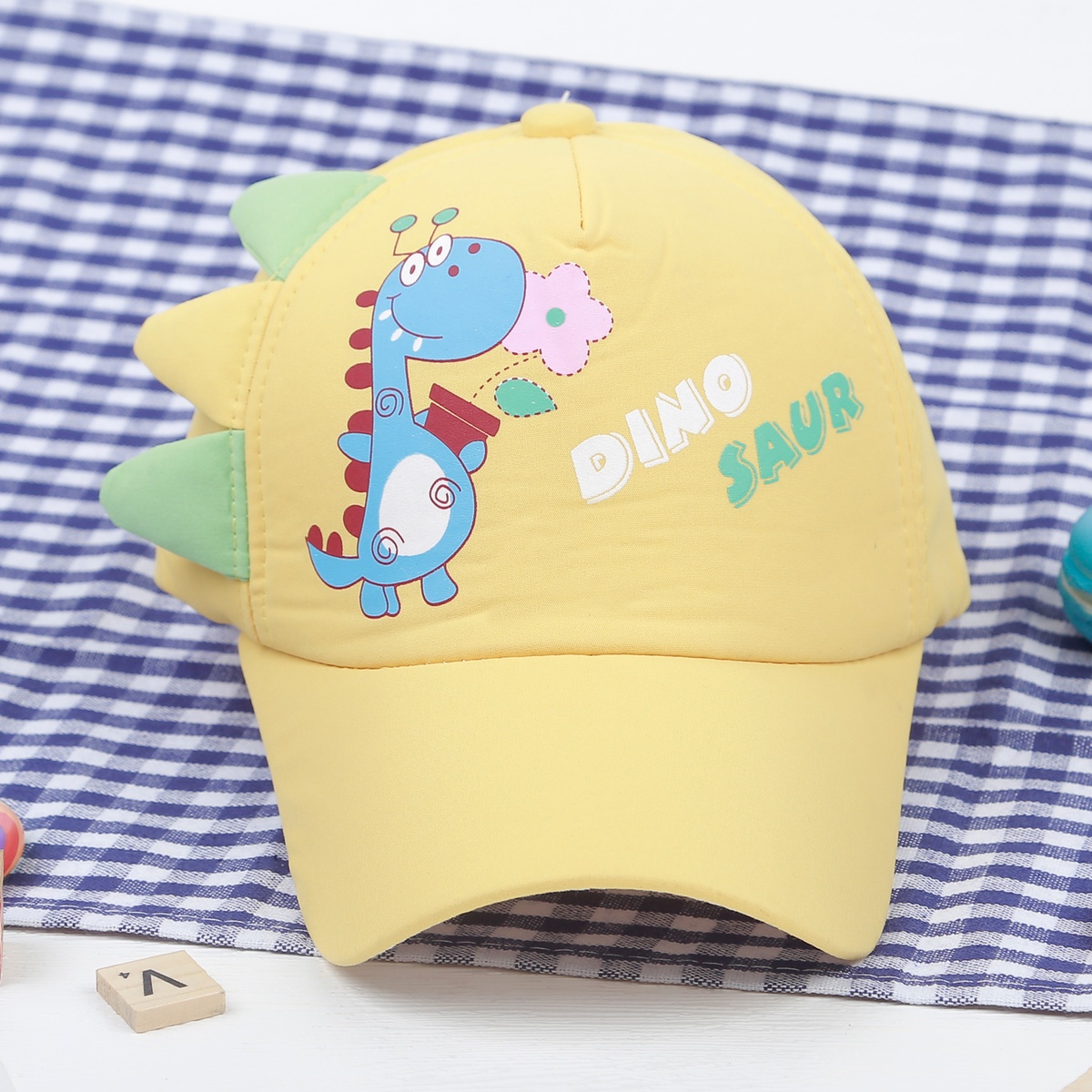 Mũ lưỡi trai KidsPlaza khủng long vàng 22K-H09