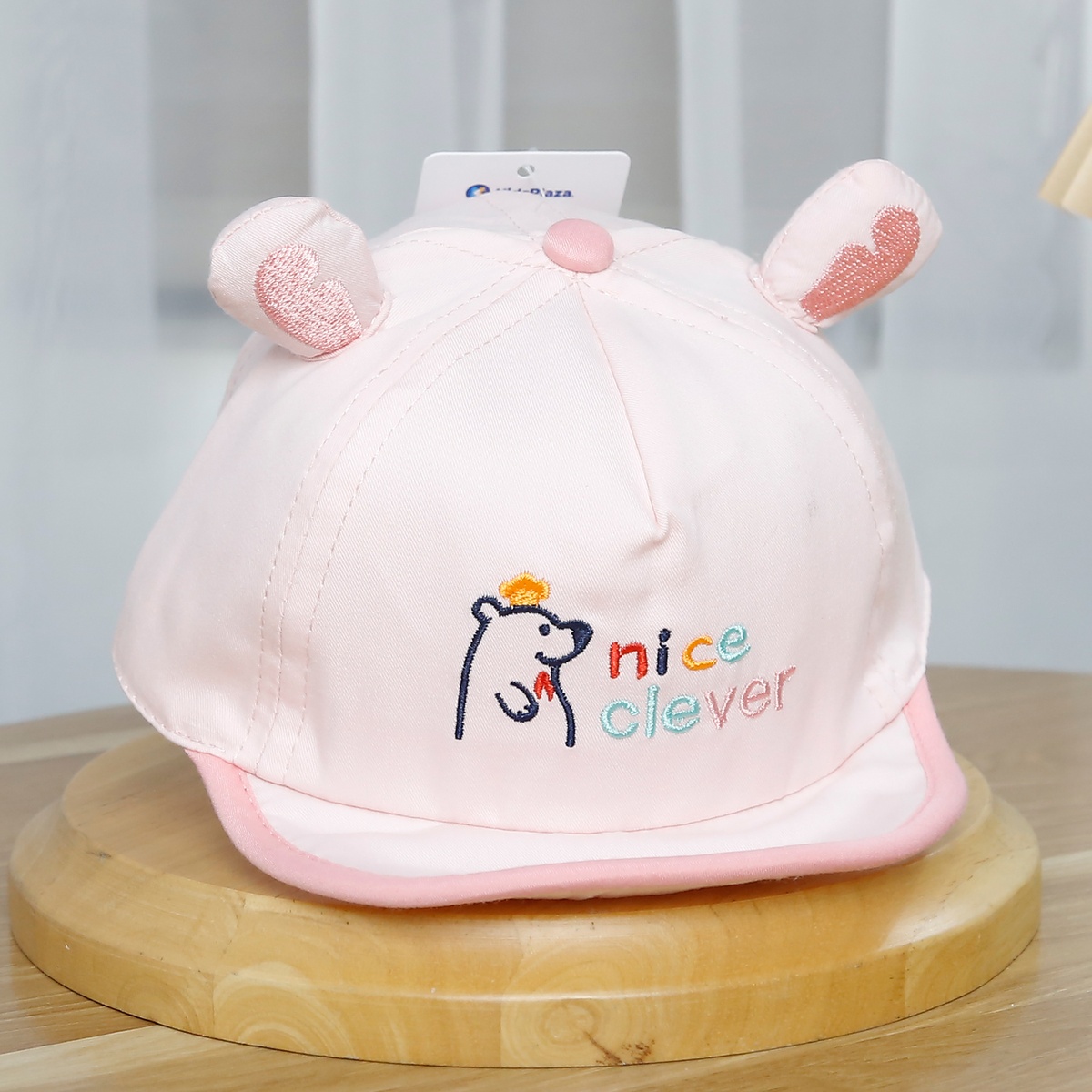 Mũ lưỡi trai KidsPlaza nice clever 25K-H06 Size 46 (Hồng)  - mặt trái