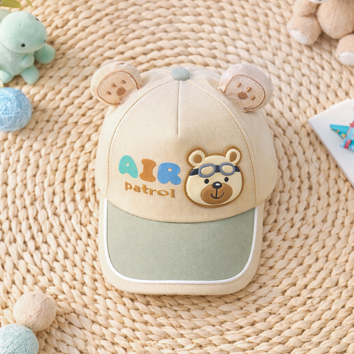 Mũ lưỡi trai KidsPlaza Capybara 26K-H20 size 52 (Nâu xanh) - mặt phải