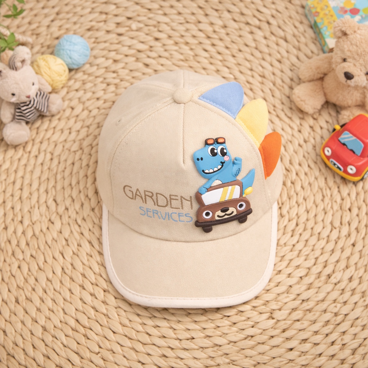 Mũ lưỡi trai KidsPlaza khủng long 26K-H18 size 52 (Nâu) - mặt phải