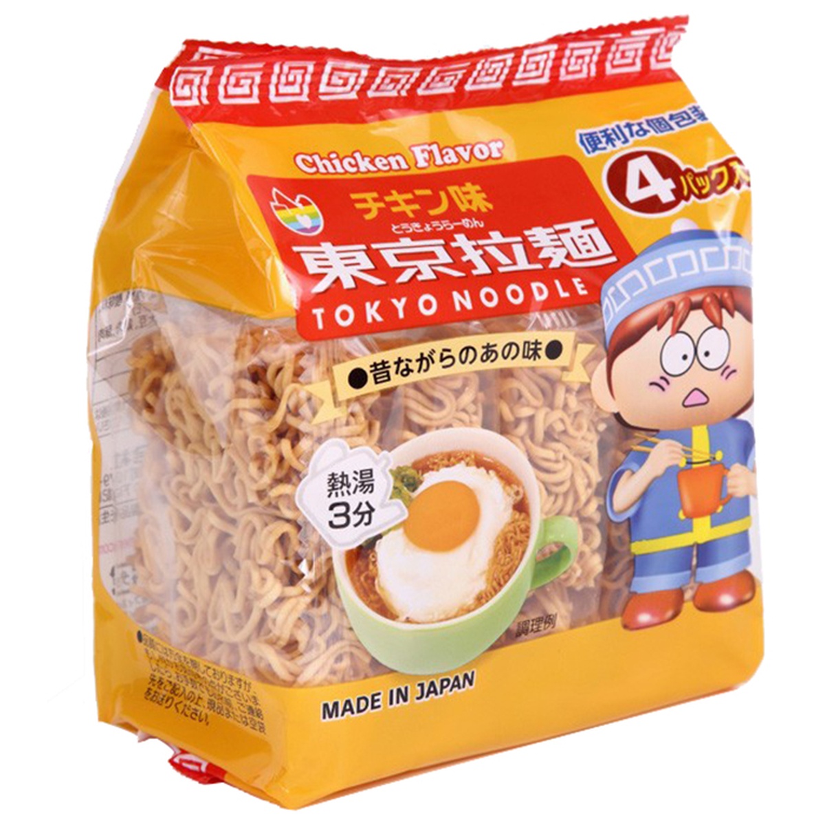 Mỳ Tokyo Ramen vị gà 120g của Nhật cho bé trên 1 tuổi - mặt phải