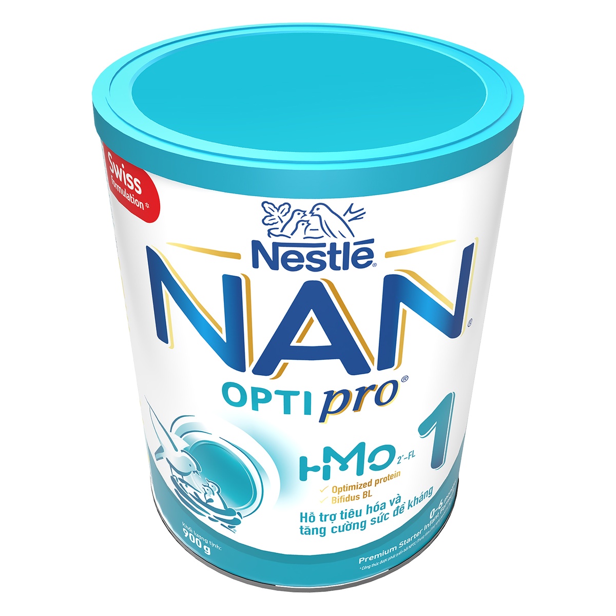 Sữa Nan Optipro 1 900gr cho bé 0-6 tháng - mặt sau