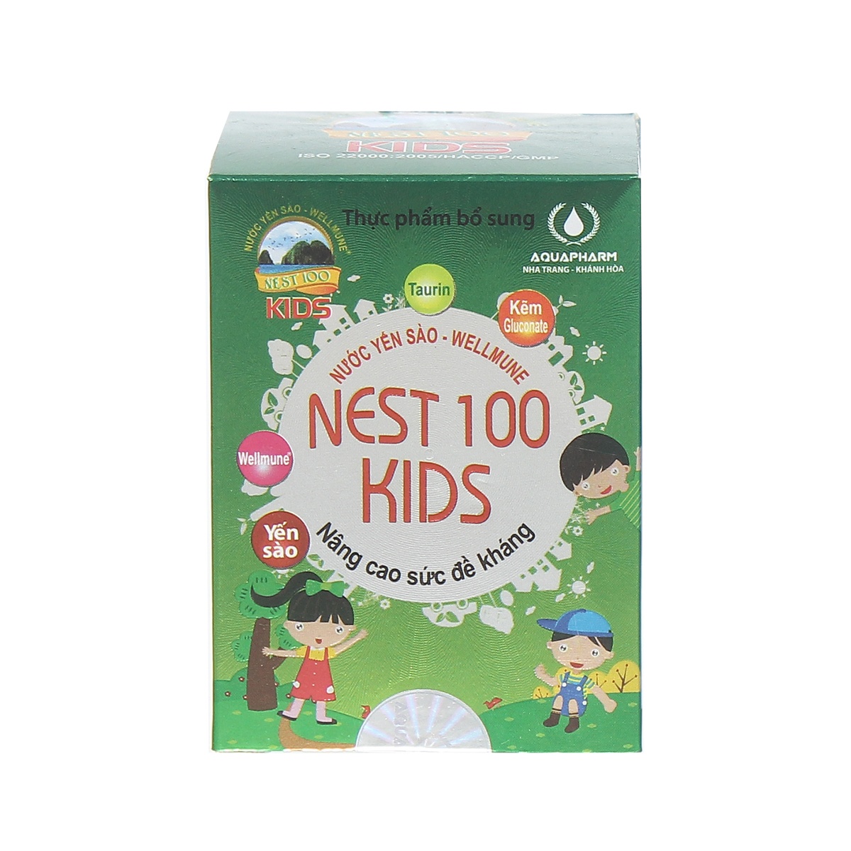 Nest 100 Kids - Yến sào Wellmune 70ml - mặt phải