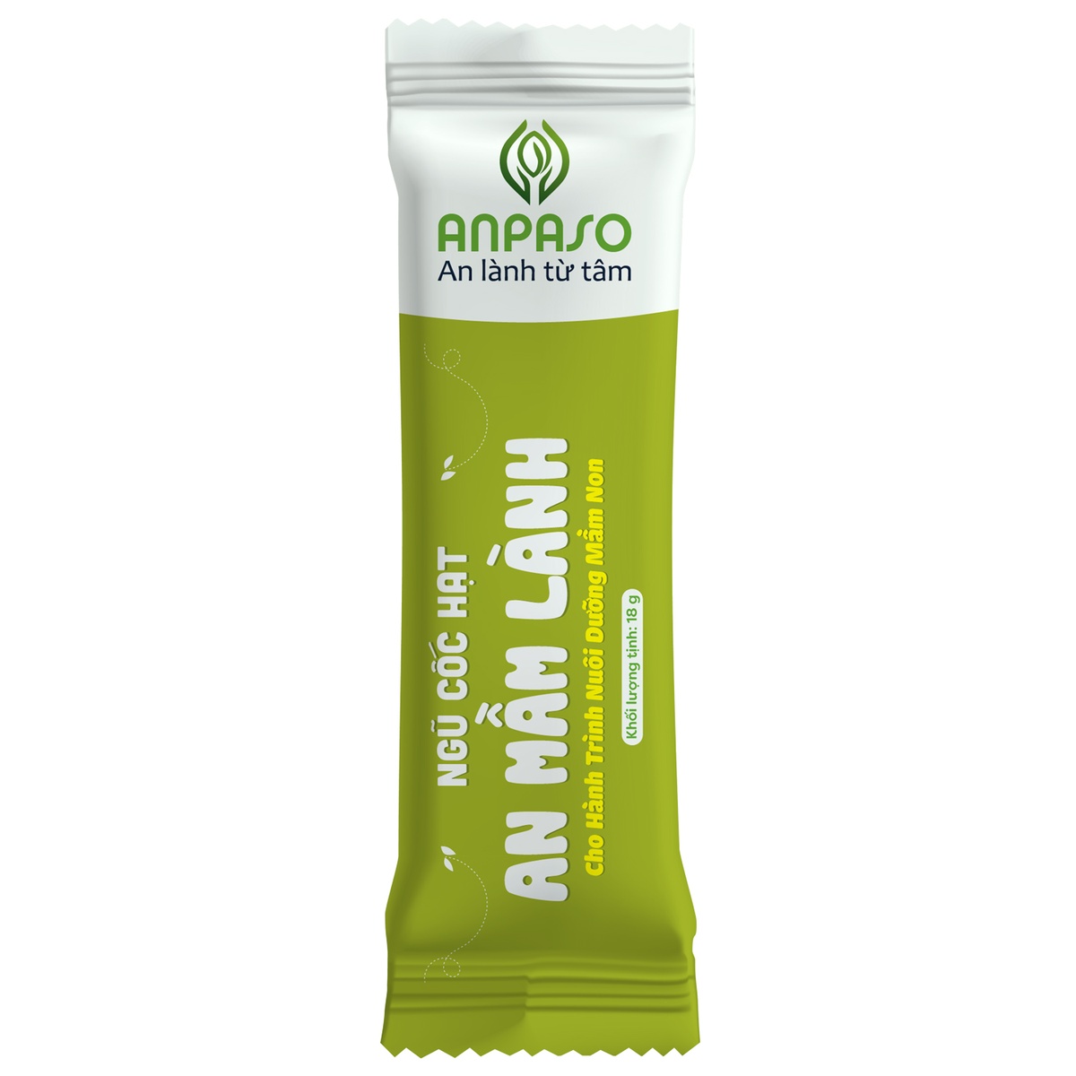 Ngũ cốc lợi sữa an mầm lành Anpaso 360g - mặt trái
