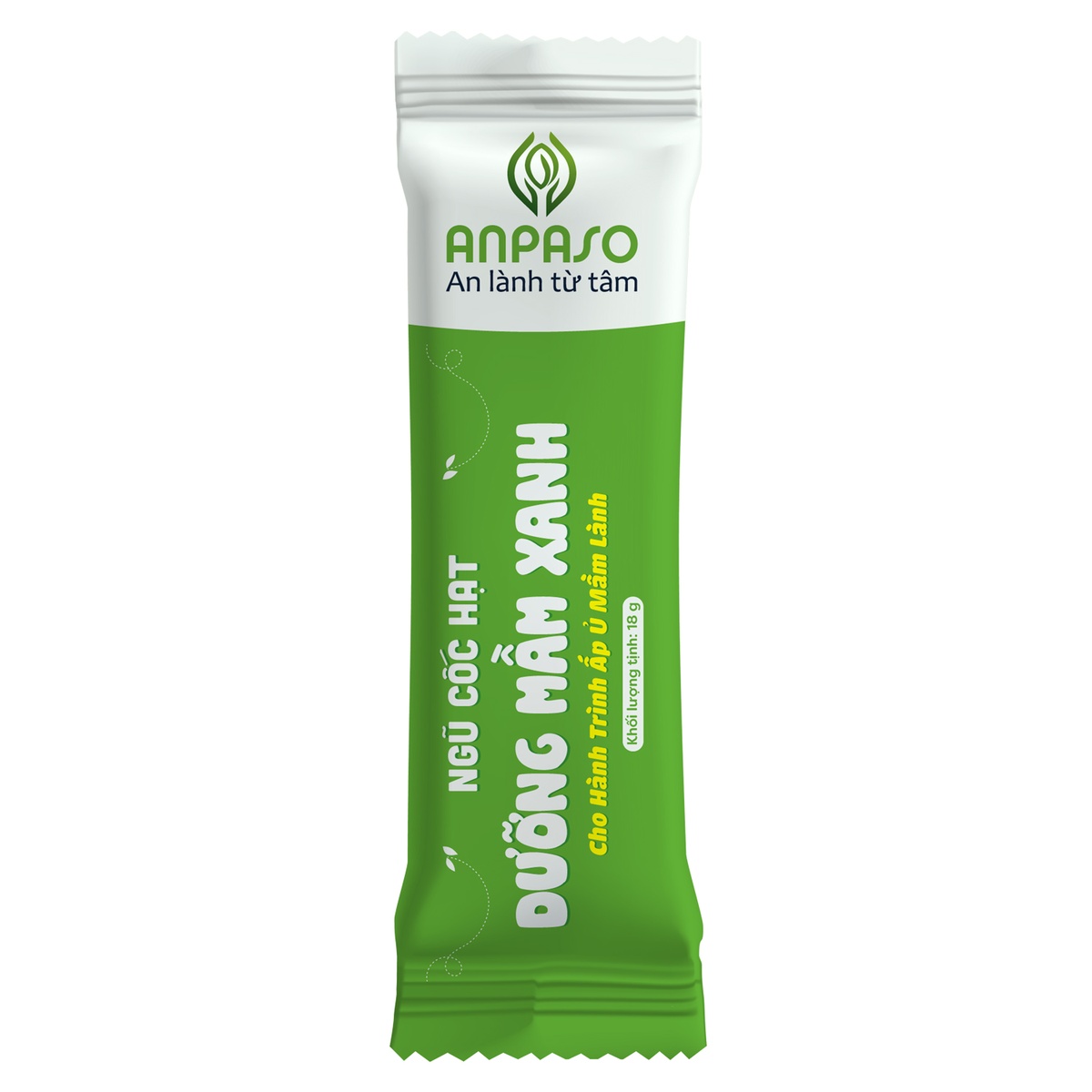 Ngũ cốc mẹ bầu Dưỡng mầm xanh Anpaso 360g  - mặt trái