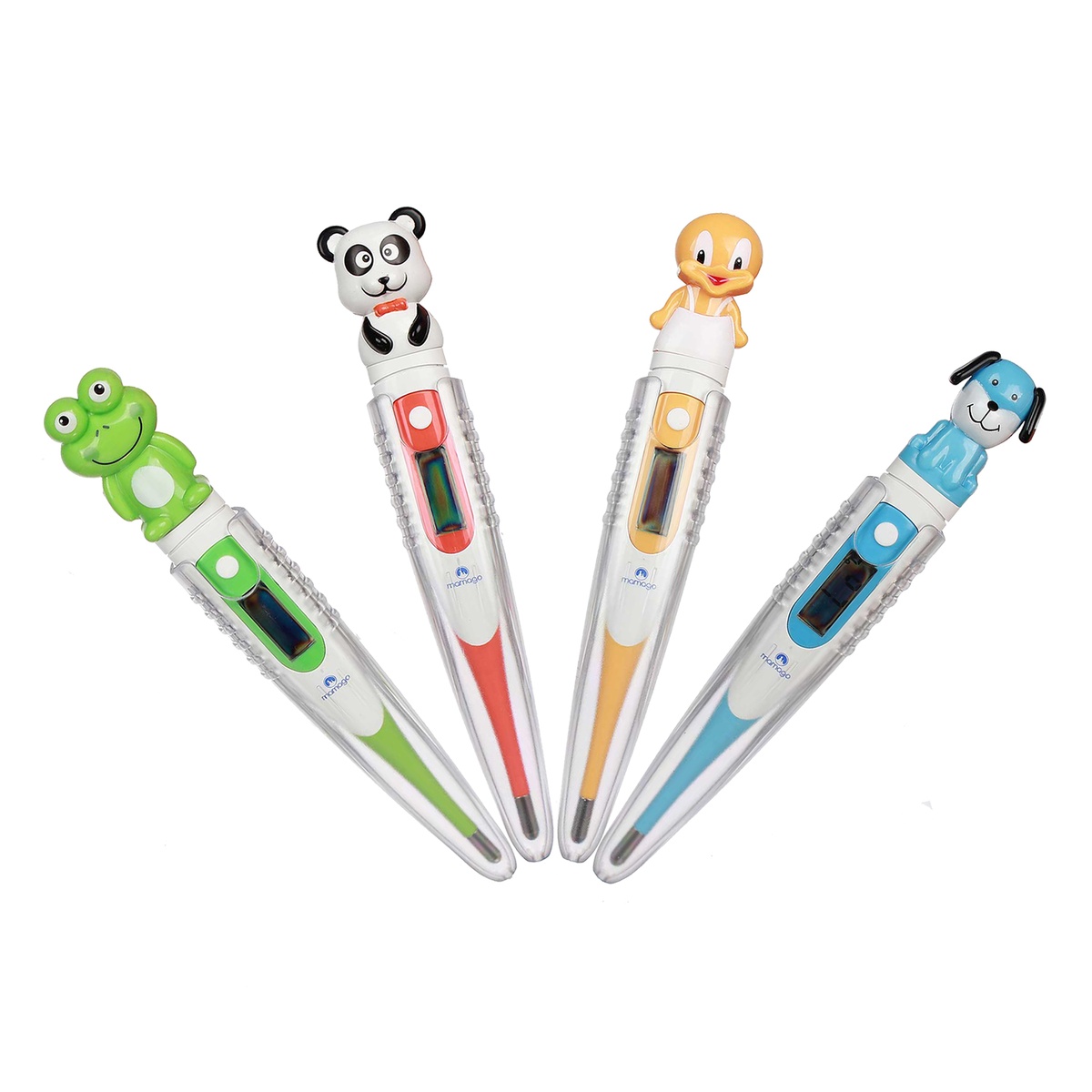 Nhiệt kế điện tử đầu mềm chống nước Mamago Zoo DT-111G - mặt trái