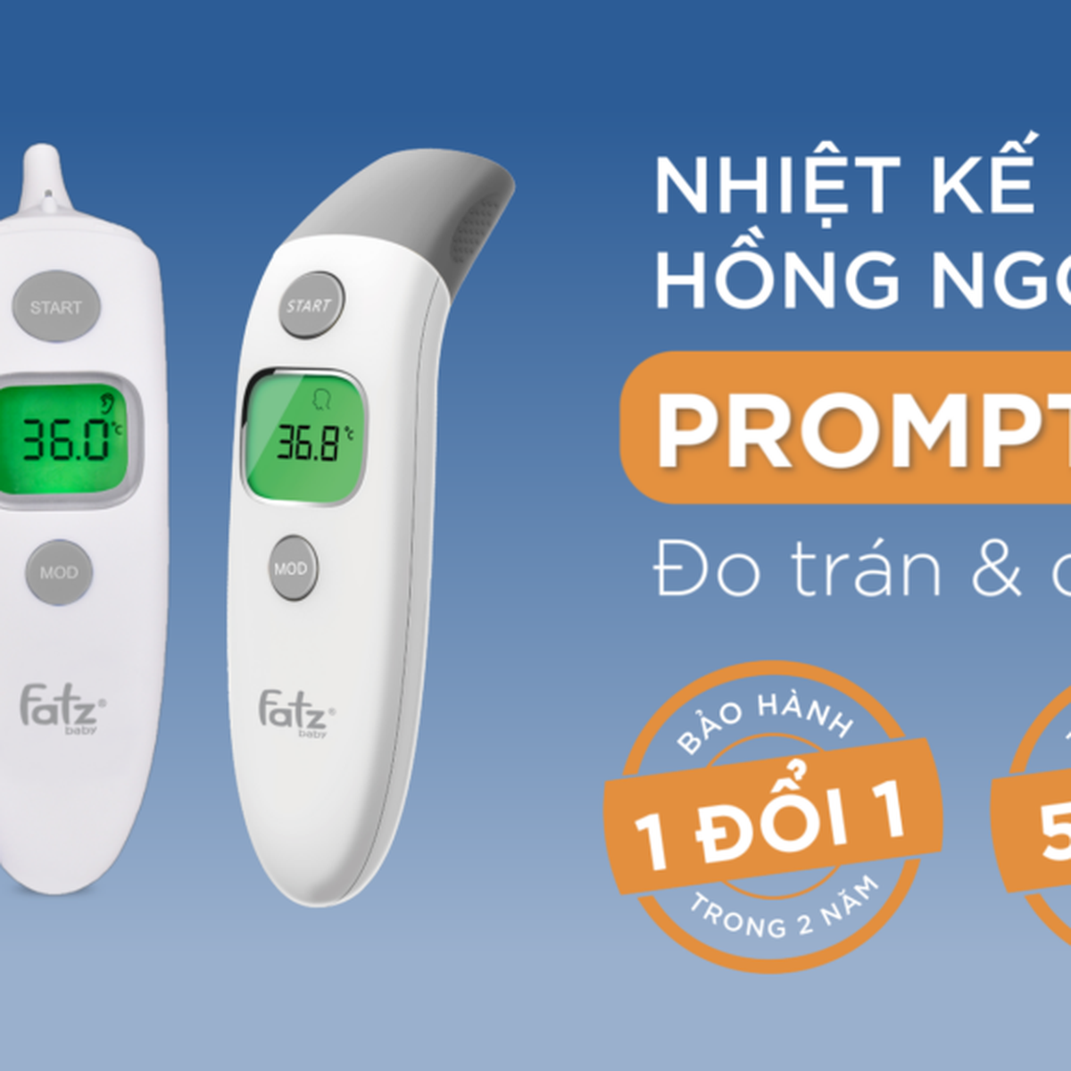 Nhiệt kế hồng ngoại đo trán và đo tai ETOO3 - mặt trái