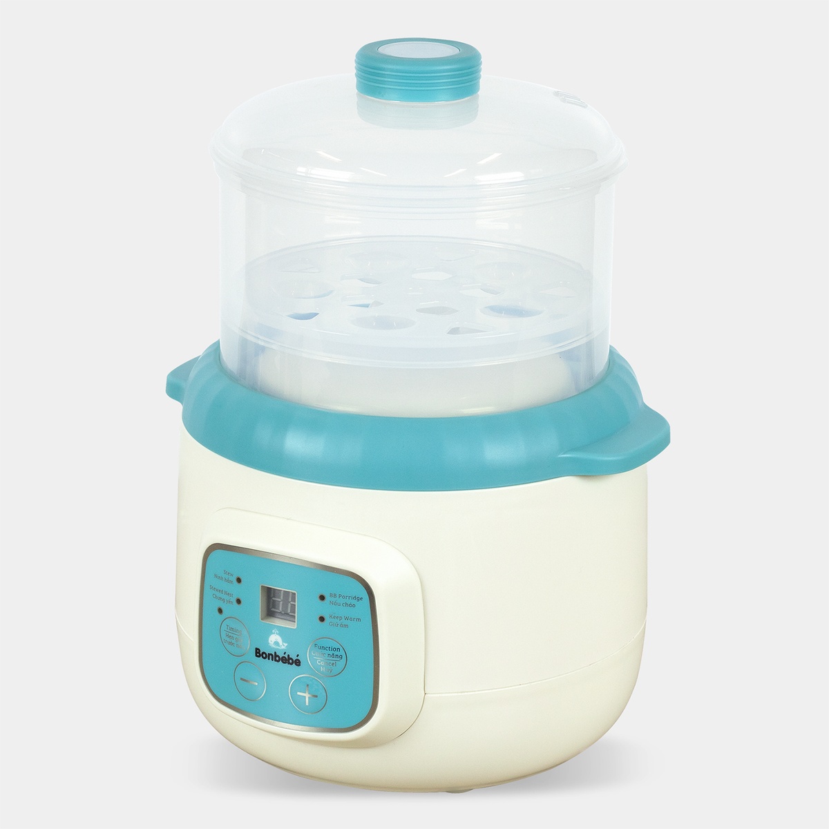 Nồi hầm đa năng kèm hầm Bonbébé BB-37 dung tích 800ml - góc nghiêng