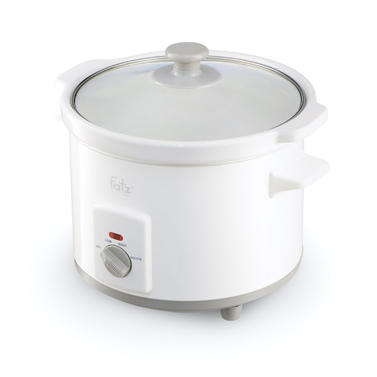 Nồi nấu chậm 2,5 Lít FatzBaby - FB9025MH Màu Trắng - mặt trái