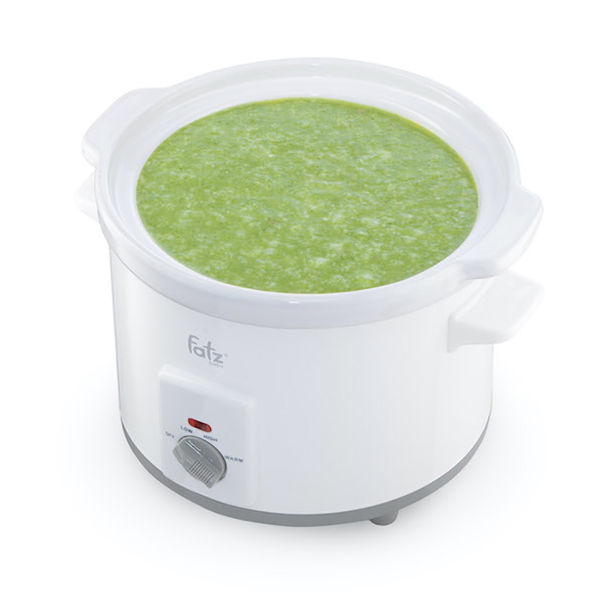 Nồi nấu chậm 2,5 Lít FatzBaby - FB9025MH Màu Trắng - mặt phải
