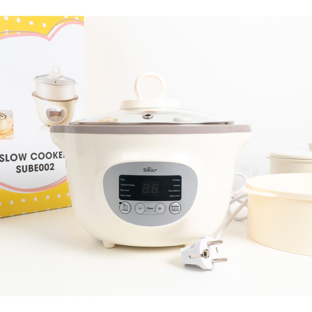 Nồi nấu chậm Bear 1.6L SUBE002 - mặt phải