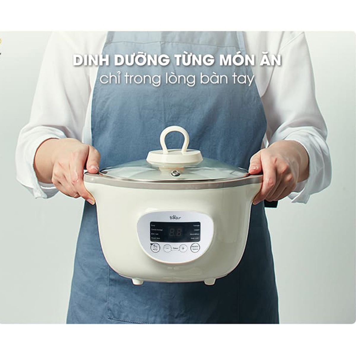 Nồi nấu chậm Bear 1.6L SUBE002 - hình 10
