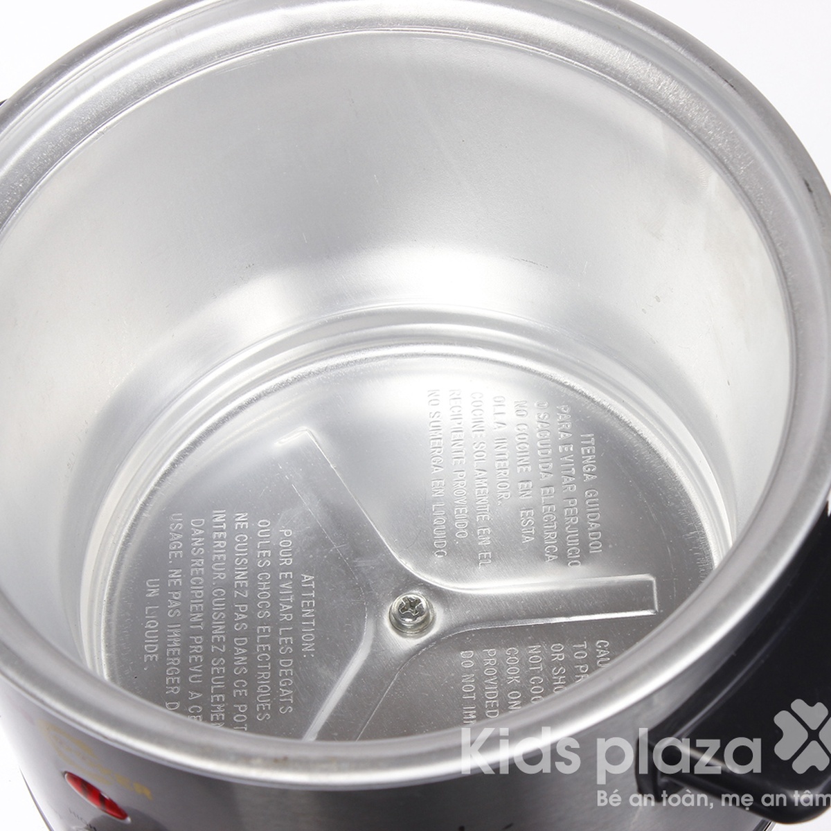 Nồi nấu cháo cho bé BBCooker Hàn Quốc loại to 1.5L - mặt sau