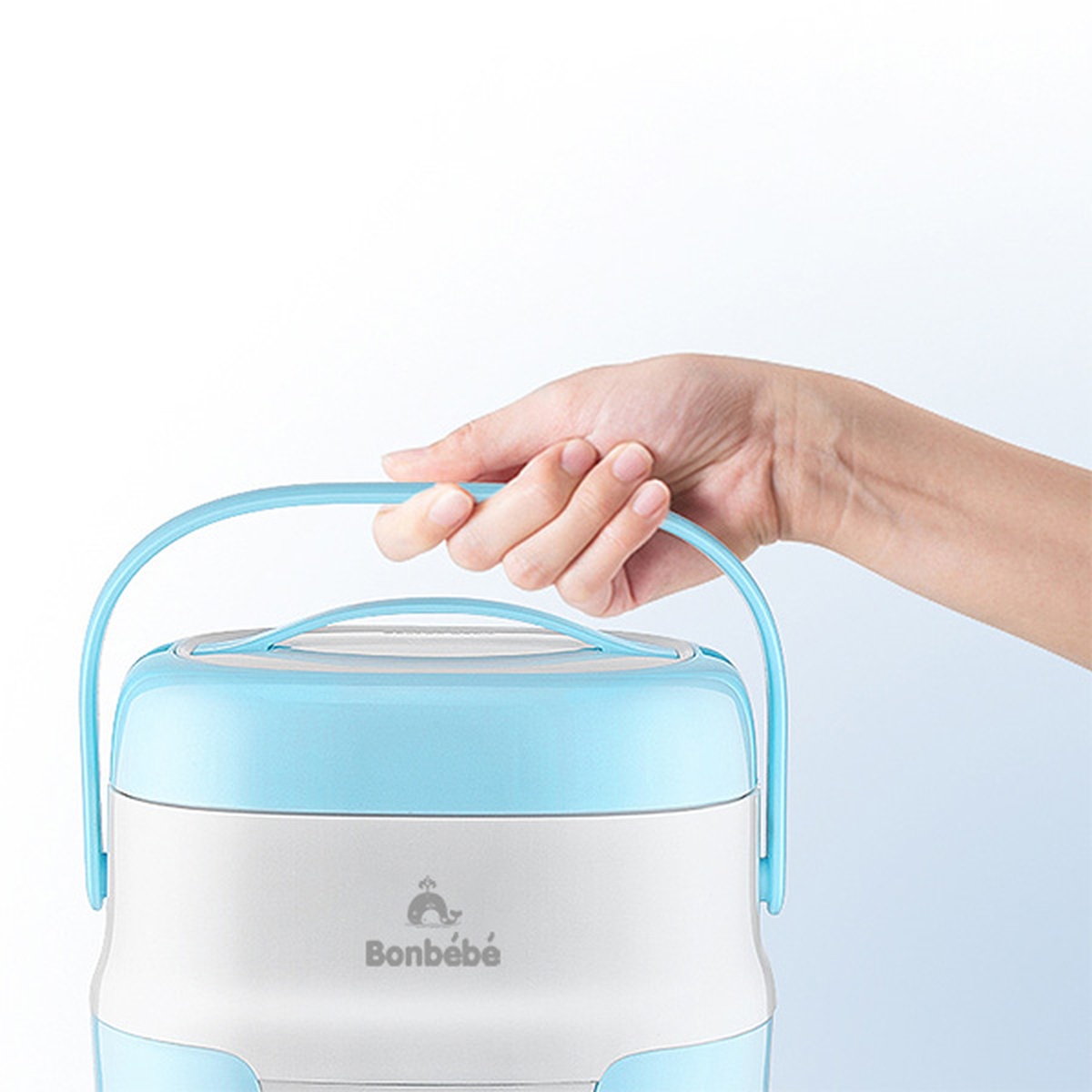 Nồi nấu nhanh thông minh Bonbébé BB-36 dung tích 2000ml - mặt sau