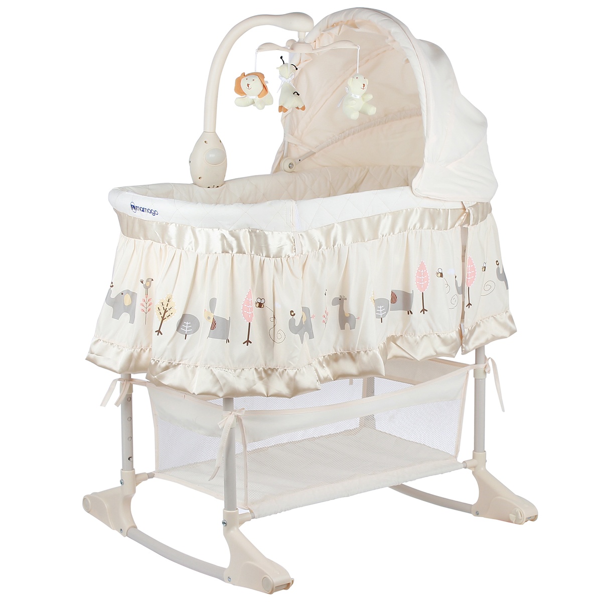 Nôi rung nhạc Gliding Bassinet Mamago - mặt trái