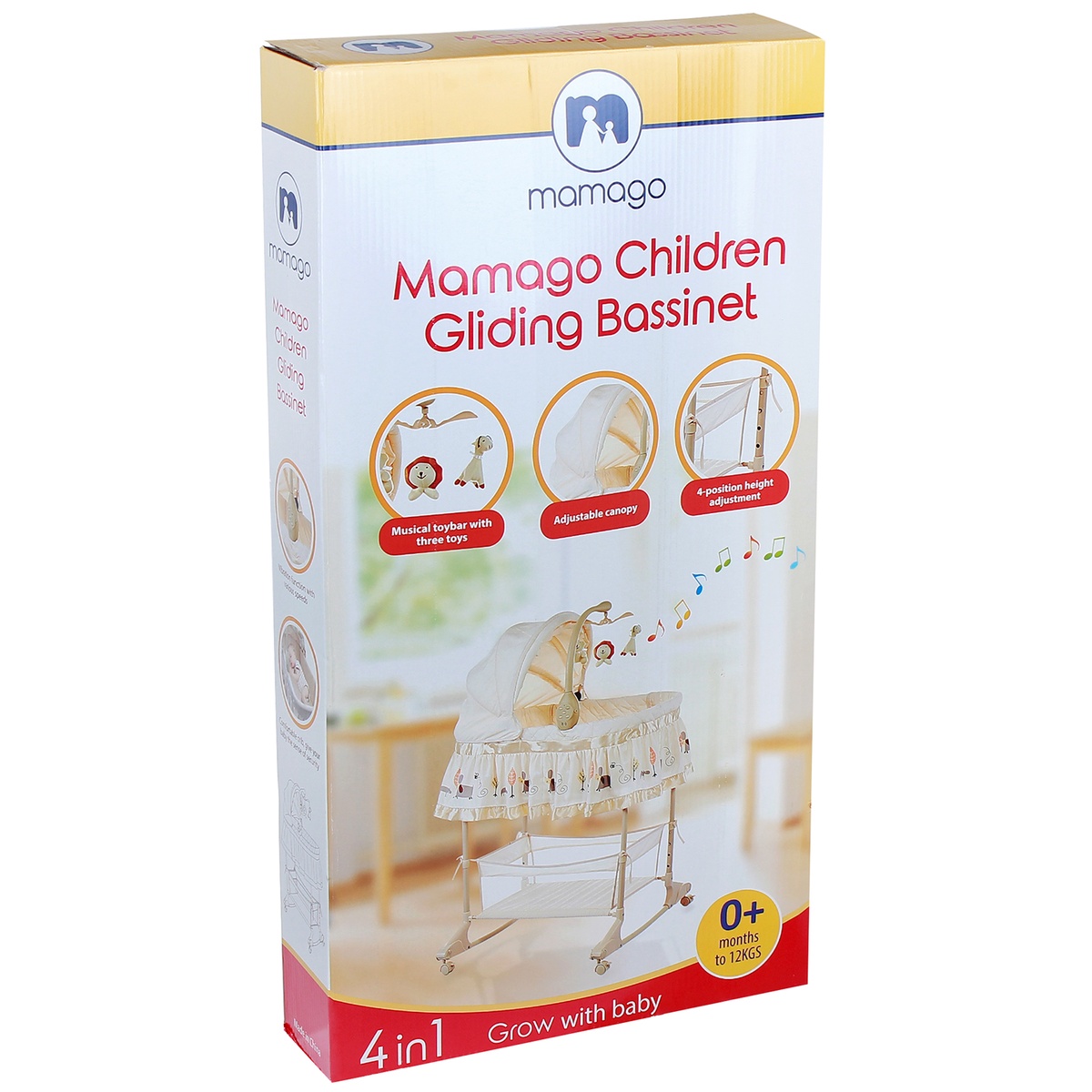 Nôi rung nhạc Gliding Bassinet Mamago - hình 11
