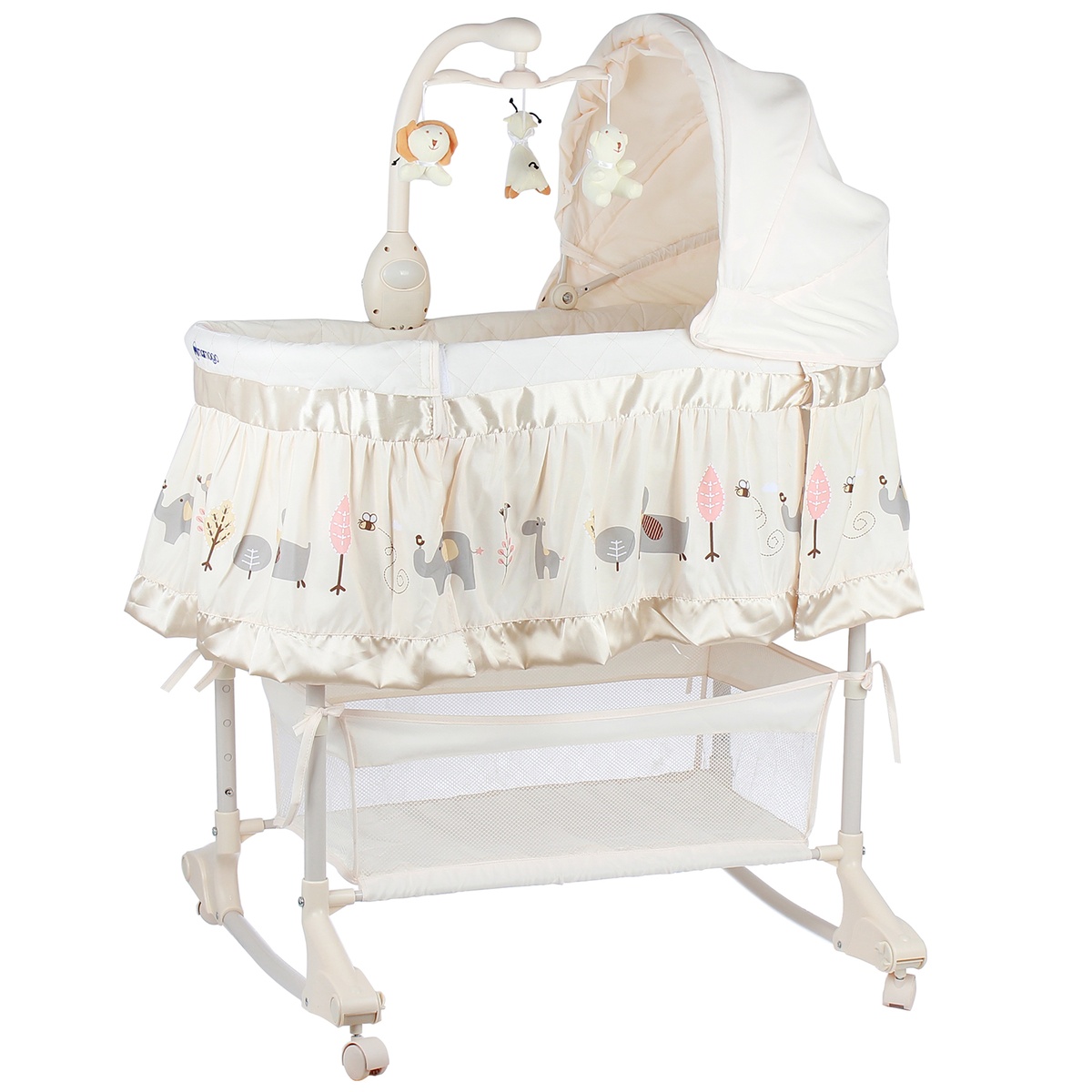 Nôi rung nhạc Gliding Bassinet Mamago - mặt phải