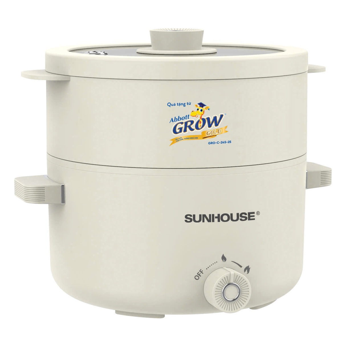 Nồi nấu điện đa năng Abbott Grow (Khuyến mãi không bán) - mặt trước