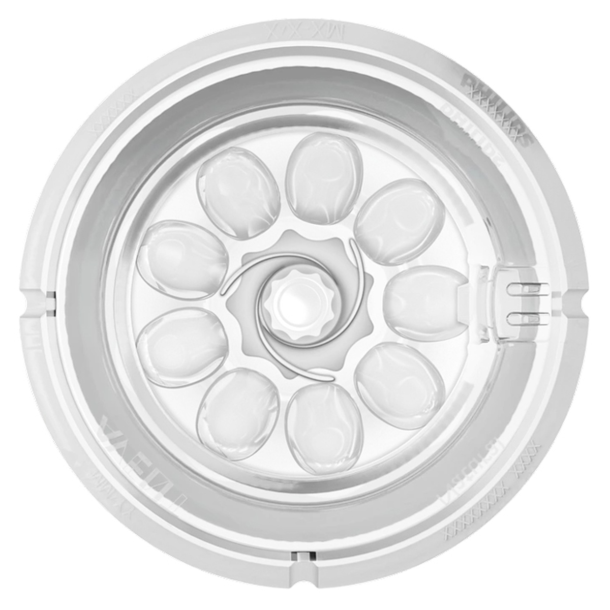 Núm ty Avent vỉ đôi 6m SCY965/02  - mặt trái