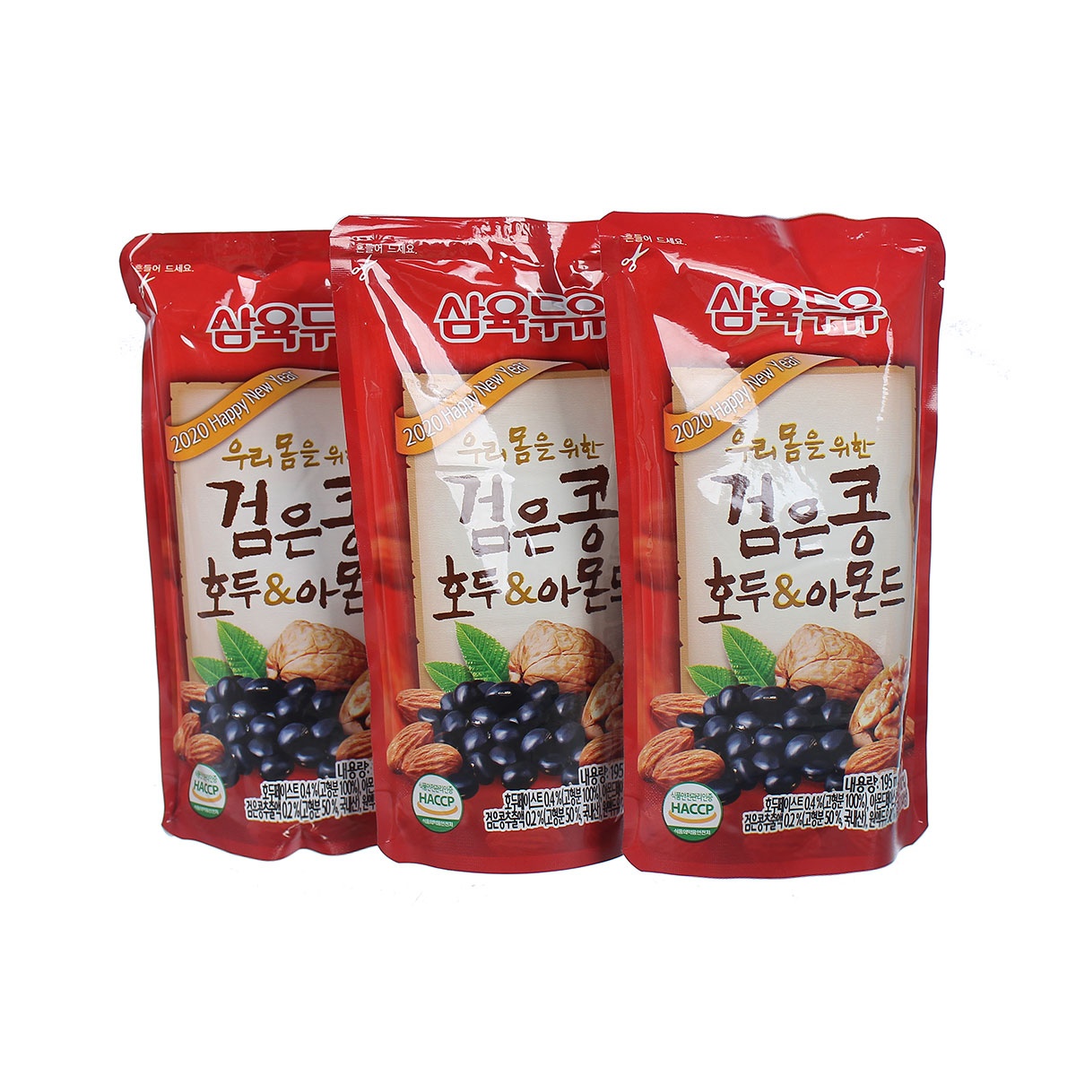 Nước đậu đen hạnh nhân óc chó Hàn Quốc 195ml - hình 9