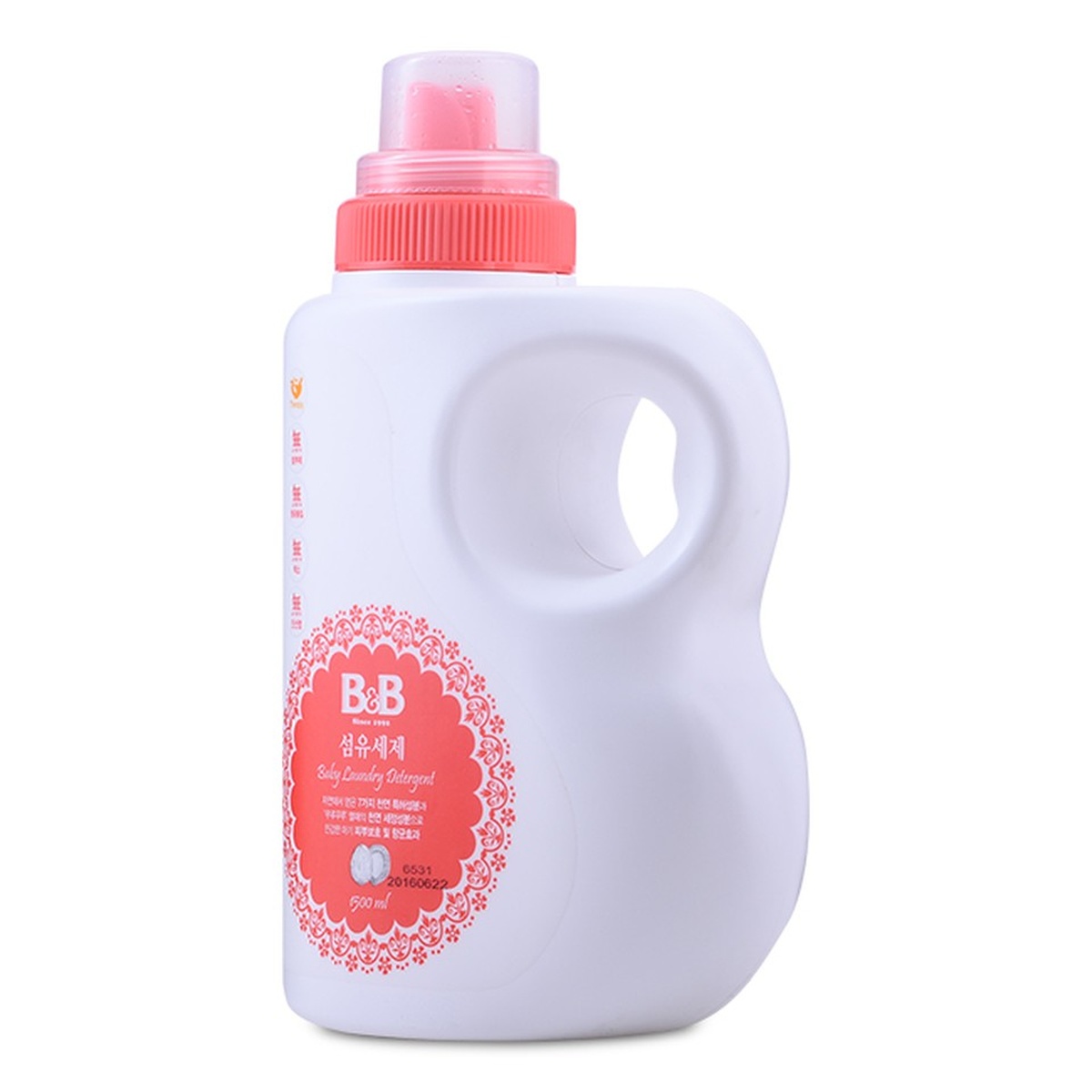 Nước giặt quần áo B&B 1500ml - mặt trái