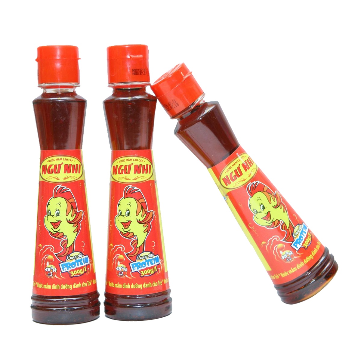 Nước mắm Ngư Nhi cho trẻ 150ml - mặt sau
