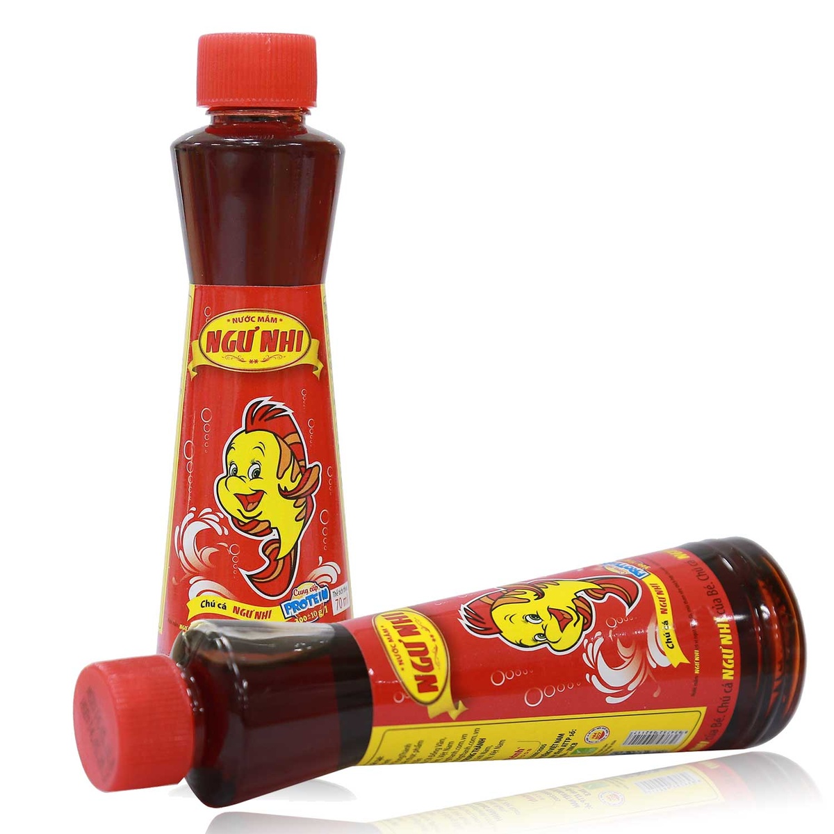 Nước mắm Ngư Nhi cho trẻ 70ml - mặt sau