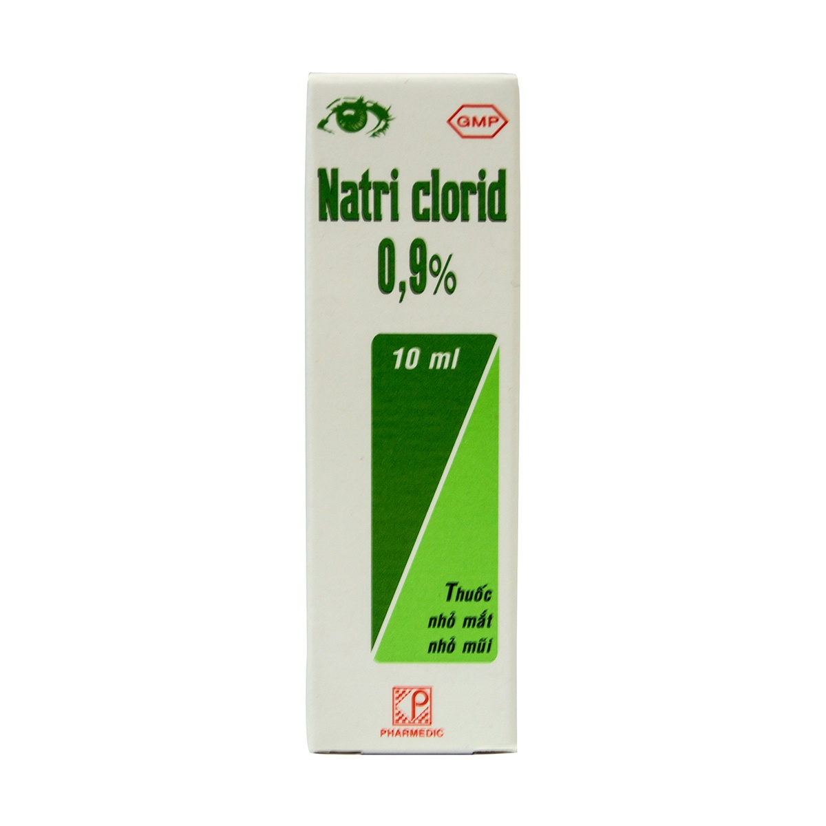 Nước muối sinh lý Natriclorid 10ml (0.9%) - mặt trái