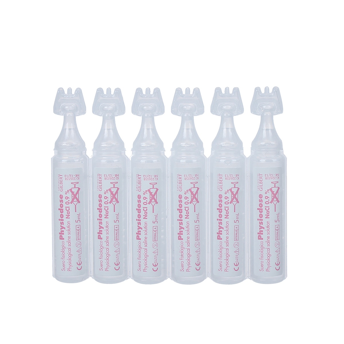 Nước muối sinh lý Physiodose 12x5ml - mặt sau