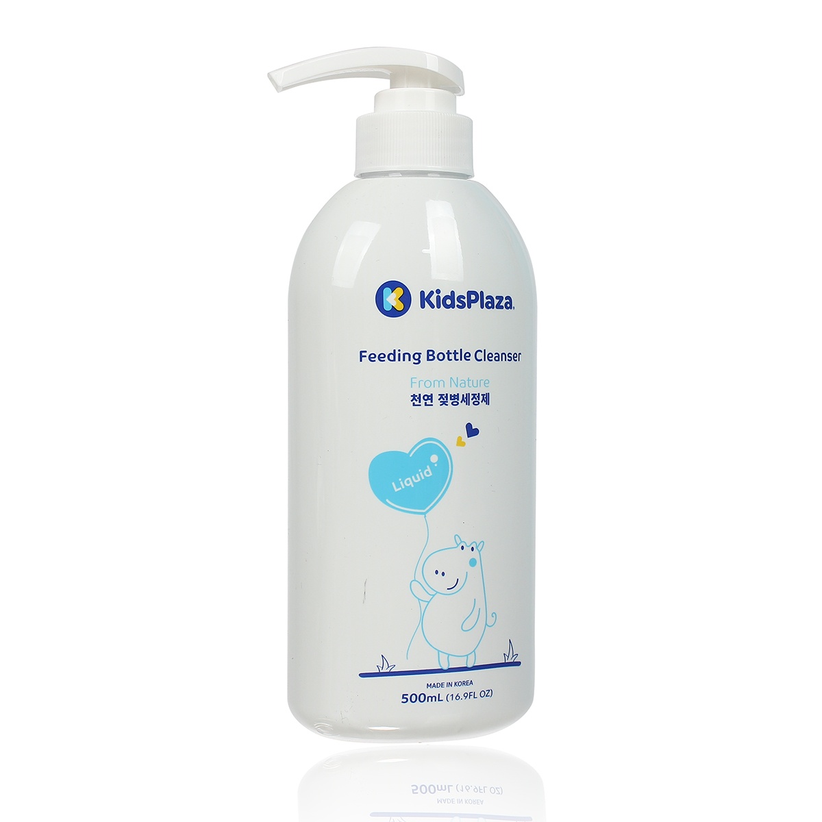 Nước rửa bình sữa KidsPlaza Nature hương táo 500ml - mặt phải