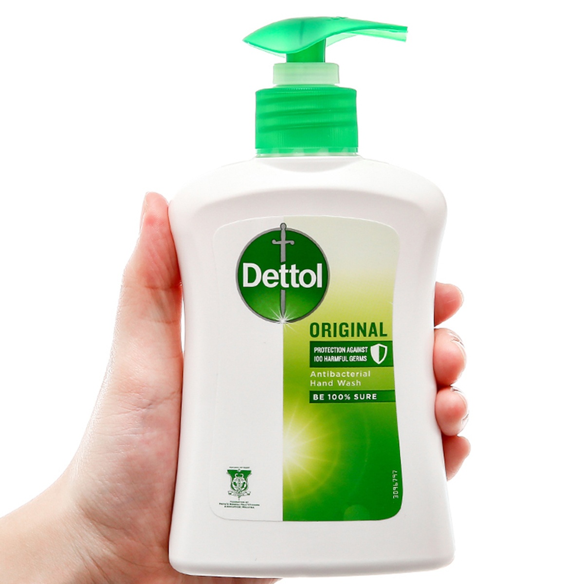Nước rửa tay diệt khuẩn Dettol 250g - mặt sau
