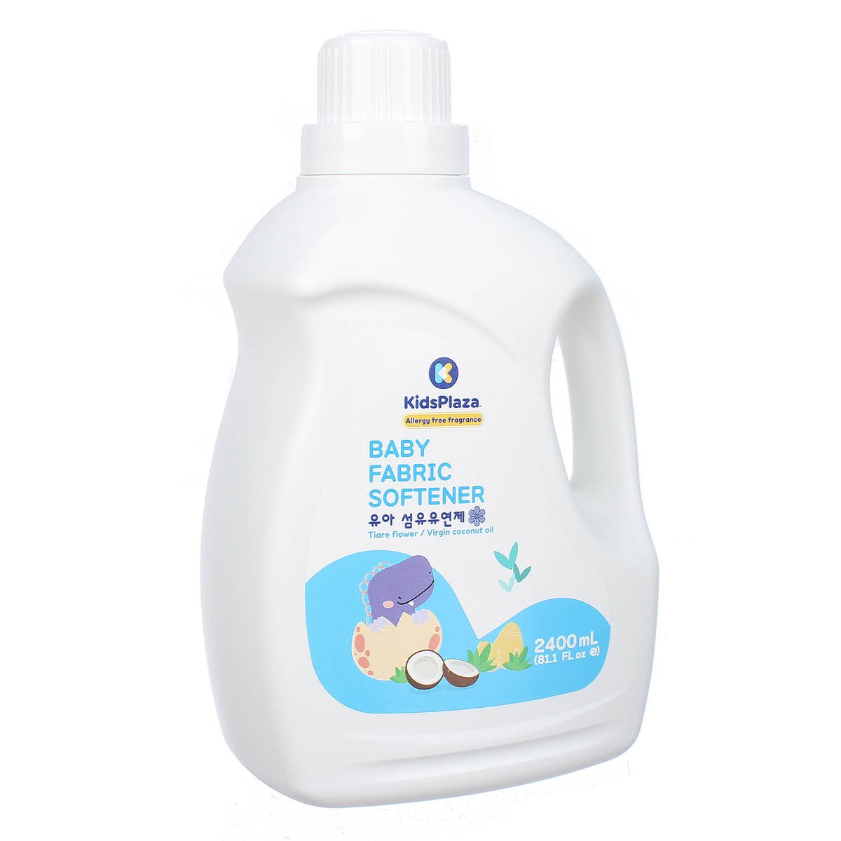 Nước xả KidsPlaza Nature hương hoa Tiare 2400ml - mặt phải