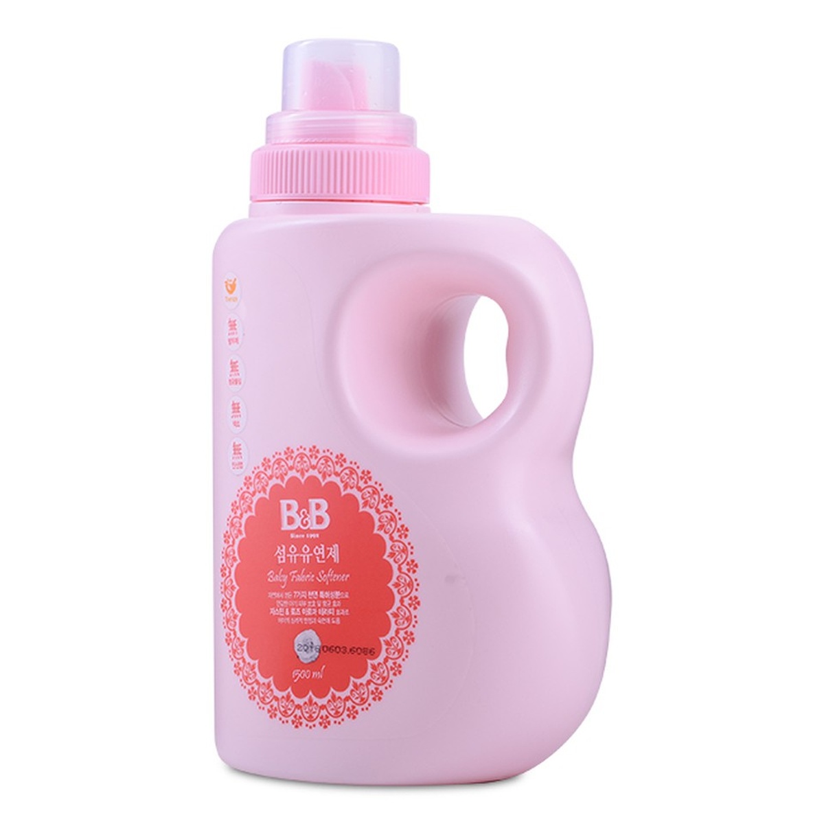 Nước xả vải B&B dạng chai 1500ml - mặt trái