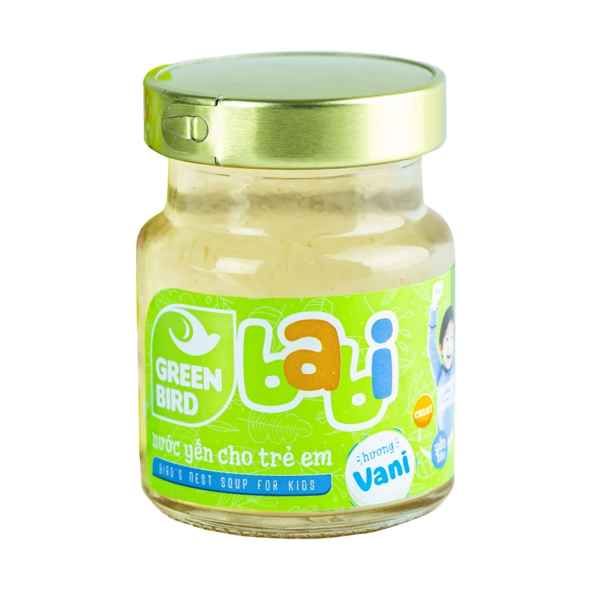Nước yến sào hương vani GreenBird-Babi 4*72g - mặt phải