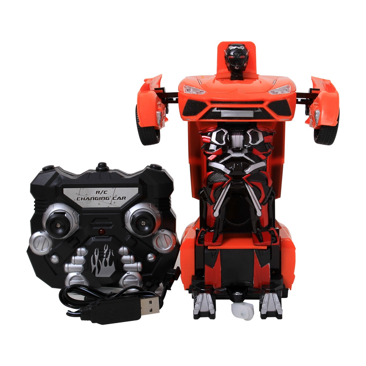 Ô tô biến hình robot Transformer NT652 - mặt sau