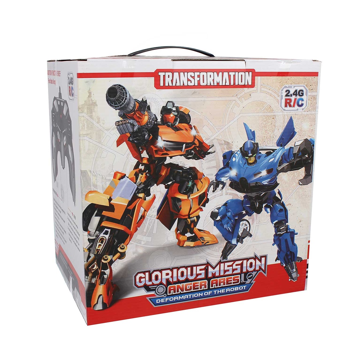 Ô tô biến hình robot Transformer CY.789A (Cam) - hình 12