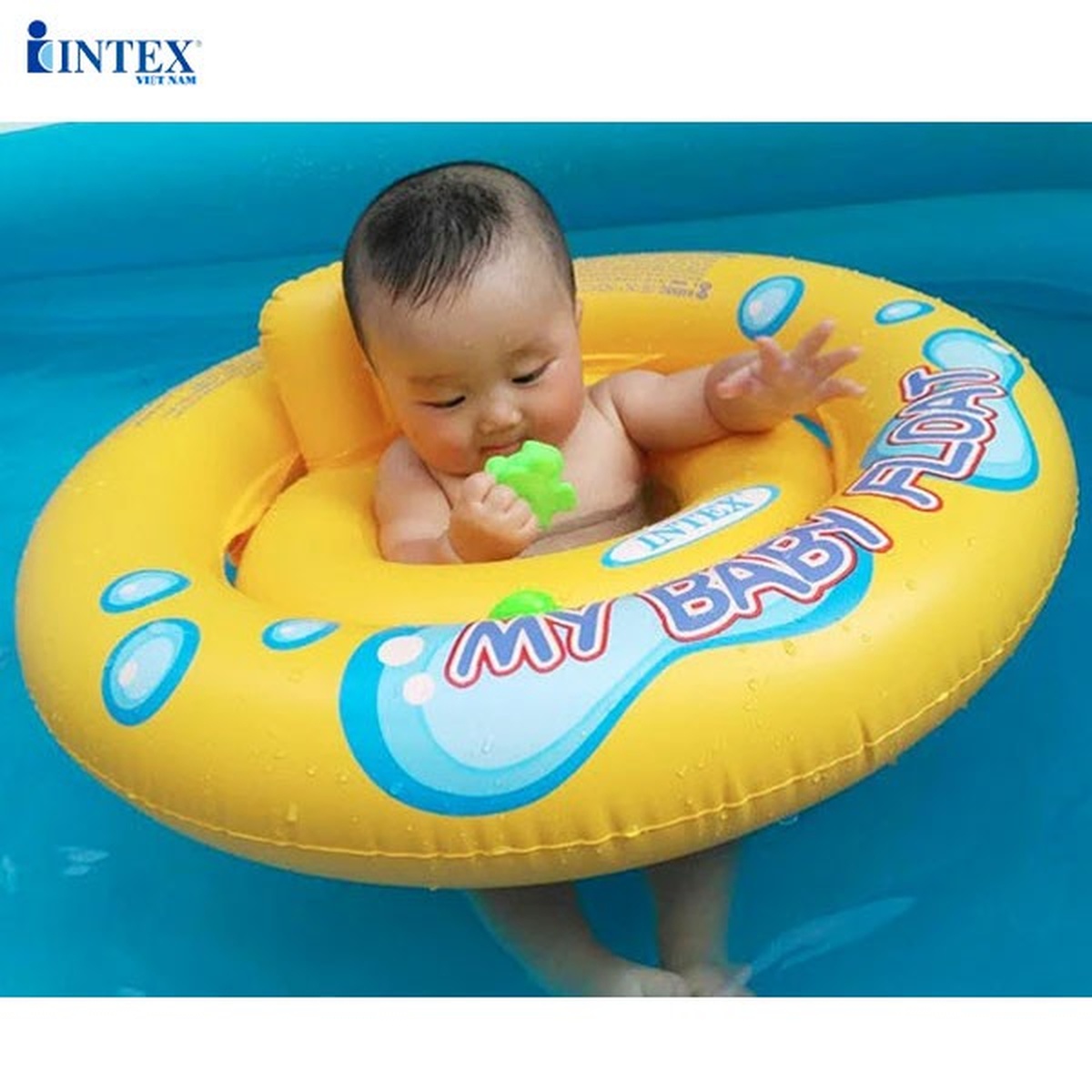 Phao bơi Intex 59574 xỏ chân chống lật - mặt sau