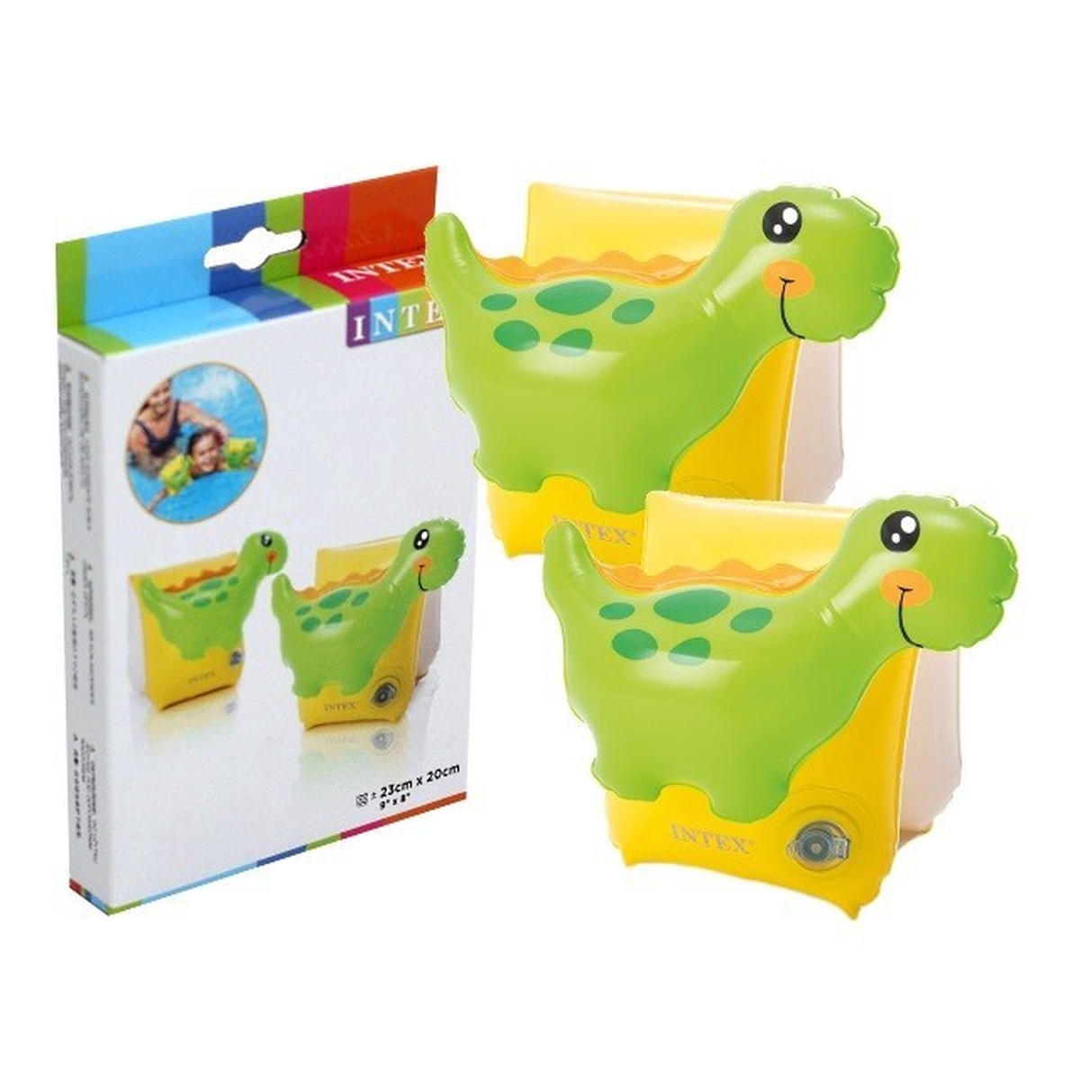 Phao tay Intex 56664 hình khủng long - mặt trái